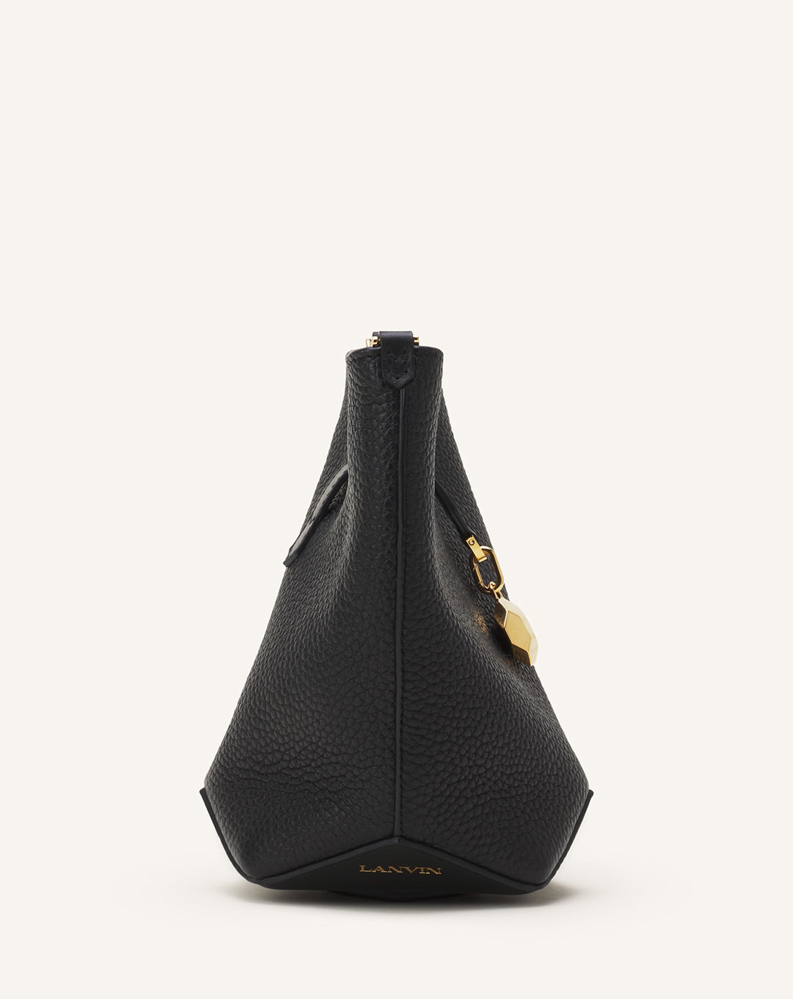 Black Catch Nano By Lanvin Leather Bucket Bag | Lanvin