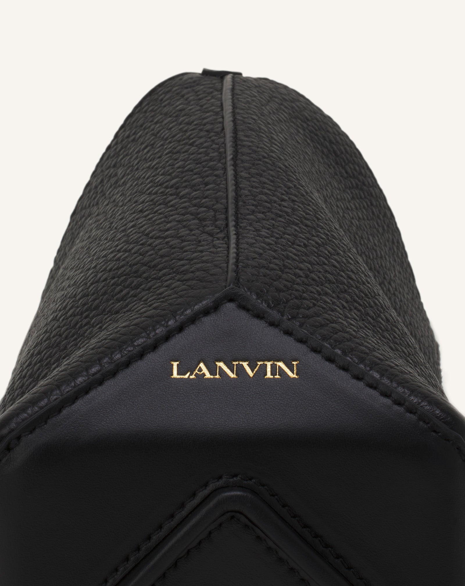 SAC SEAU NANO CATCH BY LANVIN EN CUIR NOIR