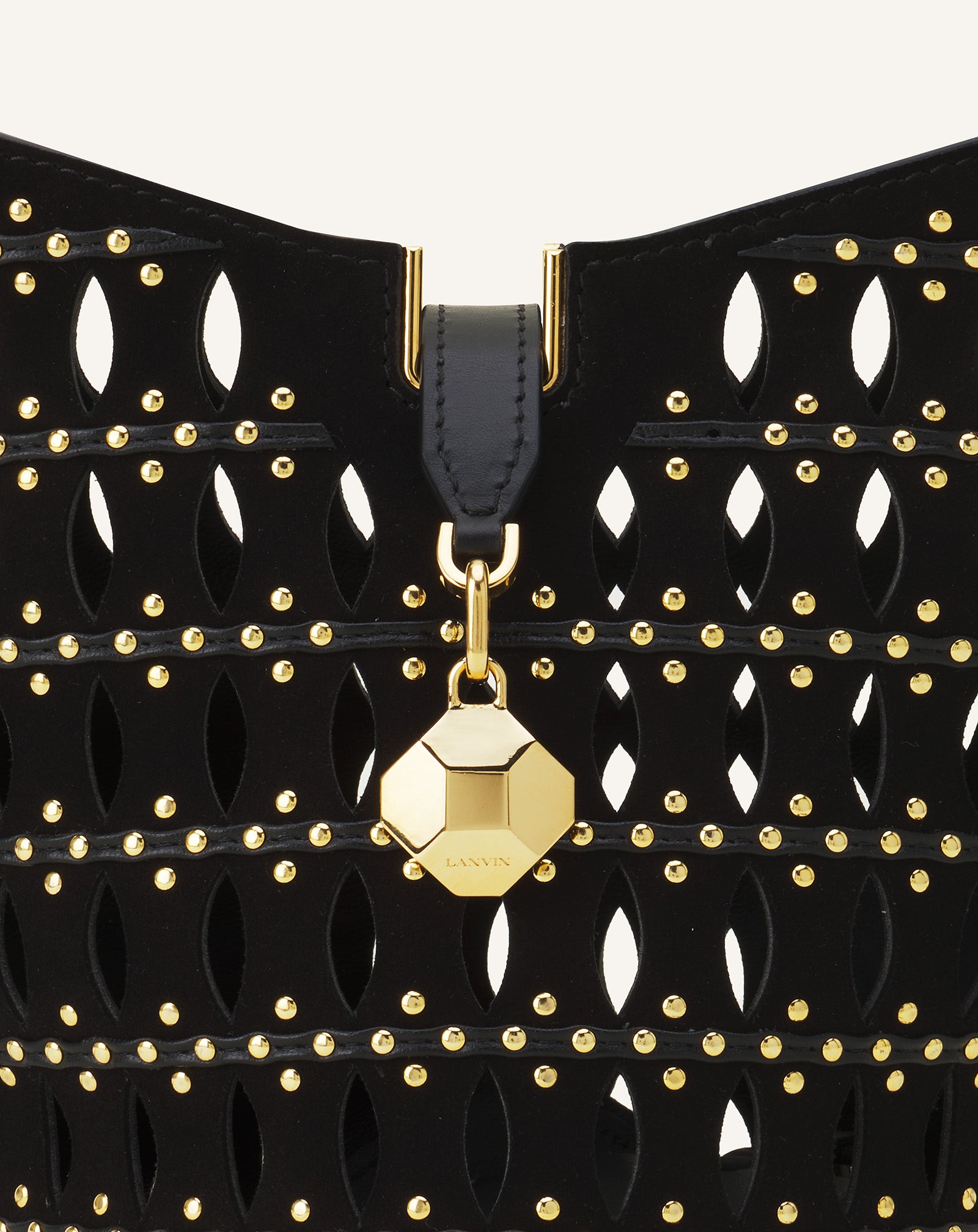 SAC SEAU NANO CATCH BY LANVIN EN SUEDE NOIR