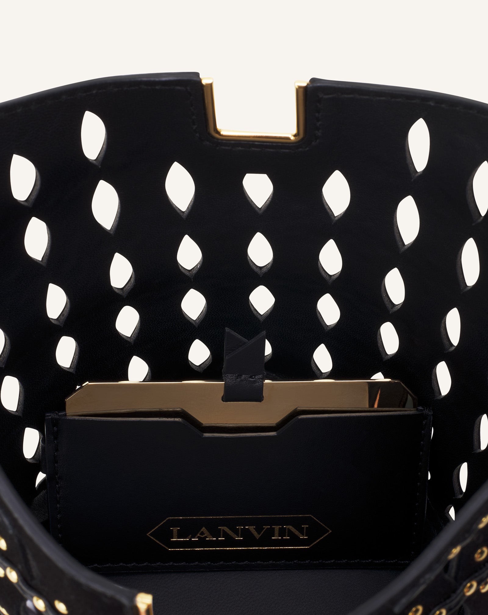 SAC SEAU NANO CATCH BY LANVIN EN SUEDE NOIR