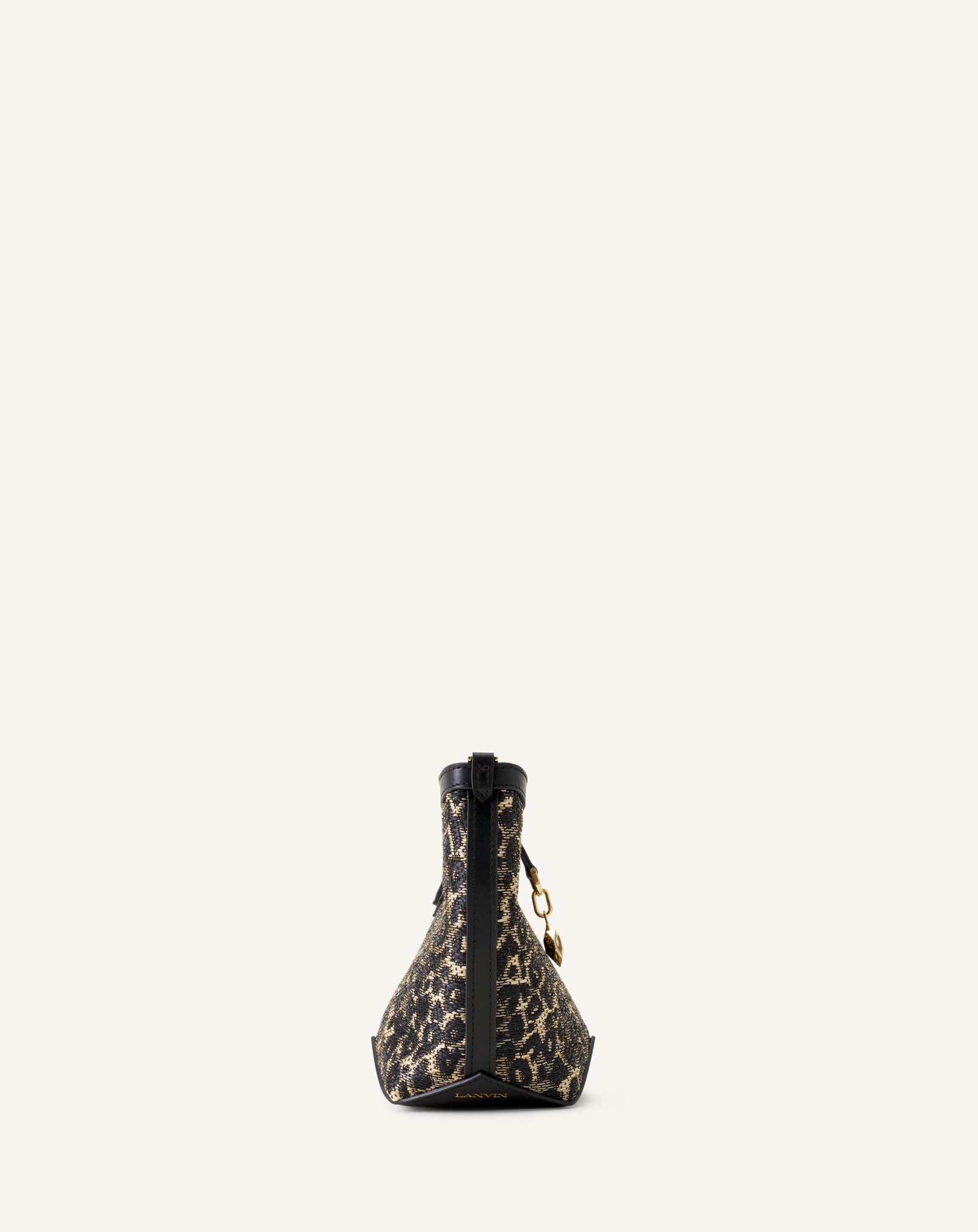 SAC SEAU NANO CATCH BY LANVIN EN RAFIA BEIGE