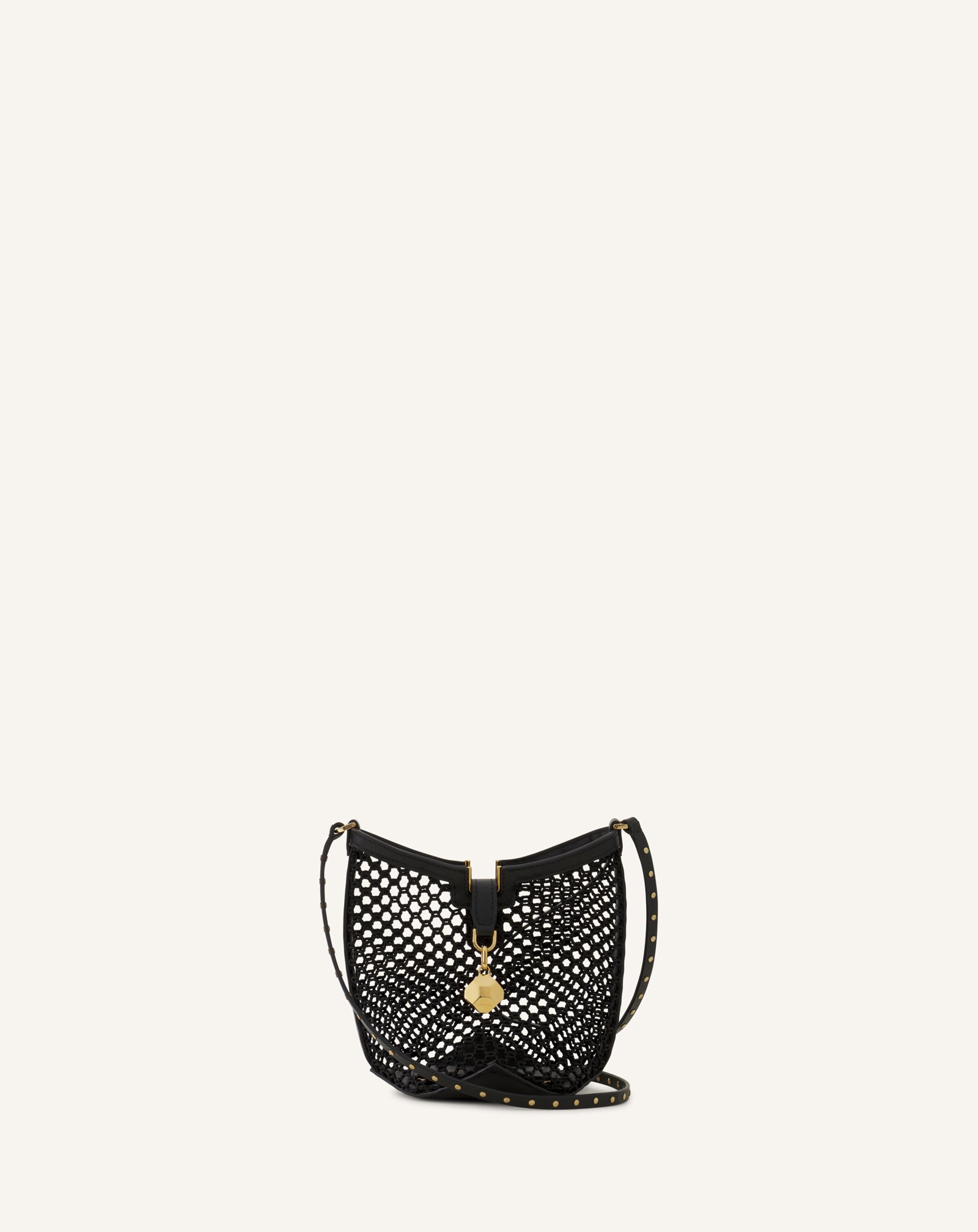 CATCH BY LANVIN SMALL BUCKET BAG IN MESH