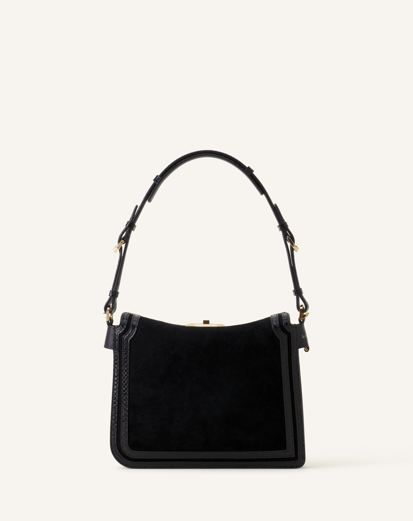 BLACK COMPAGNON 20 BAG IN SUEDE