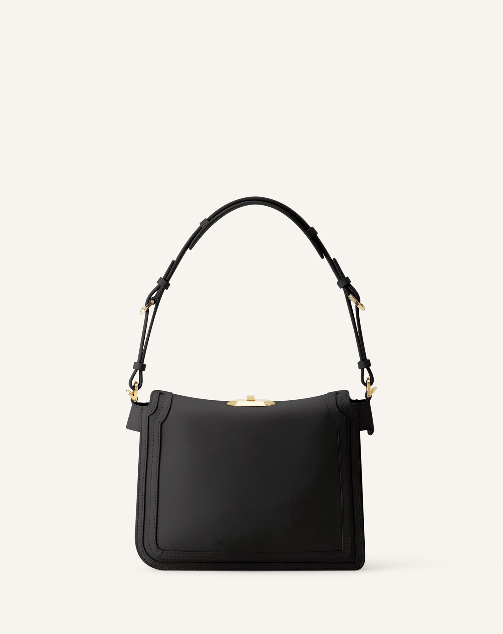 BLACK COMPAGNON 20 BAG IN LEATHER