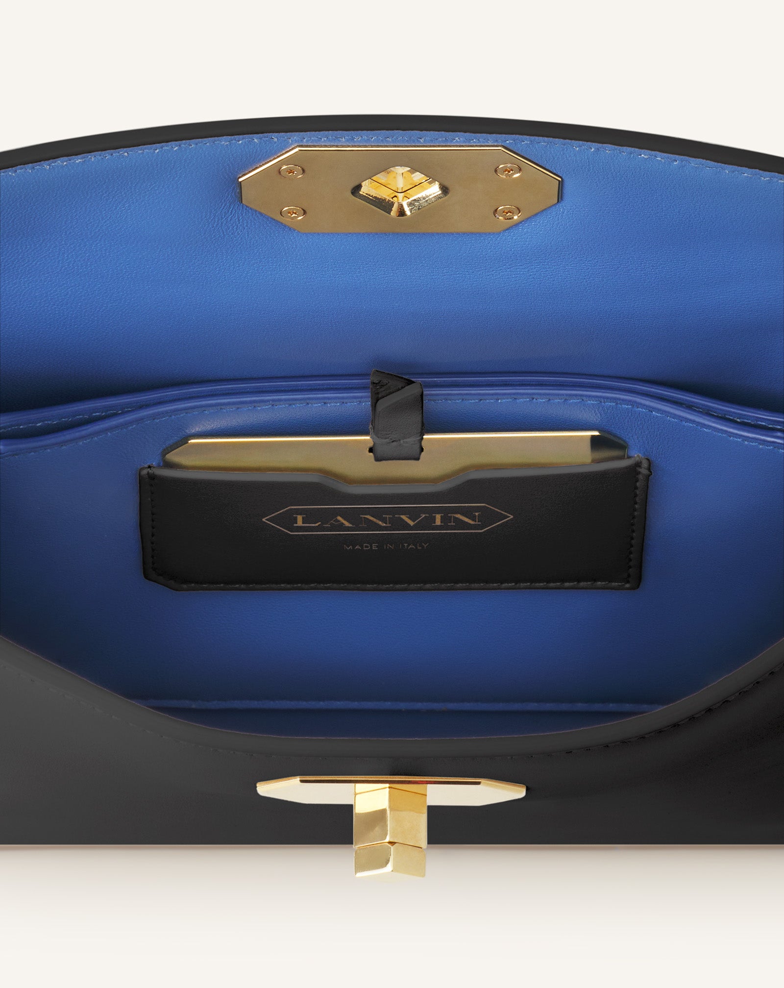 BLACK COMPAGNON 20 BAG IN LEATHER