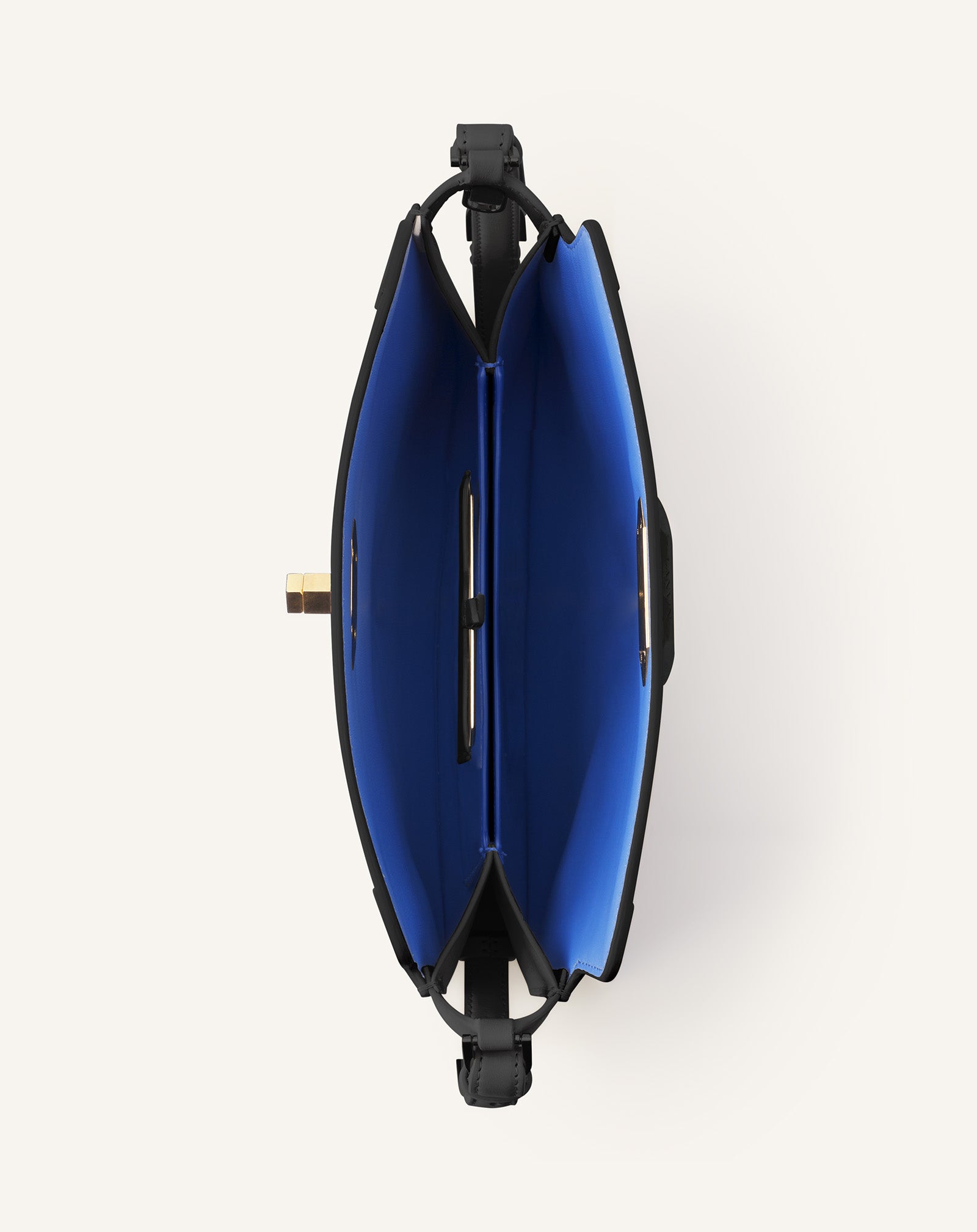 BLACK COMPAGNON 20 BAG IN LEATHER