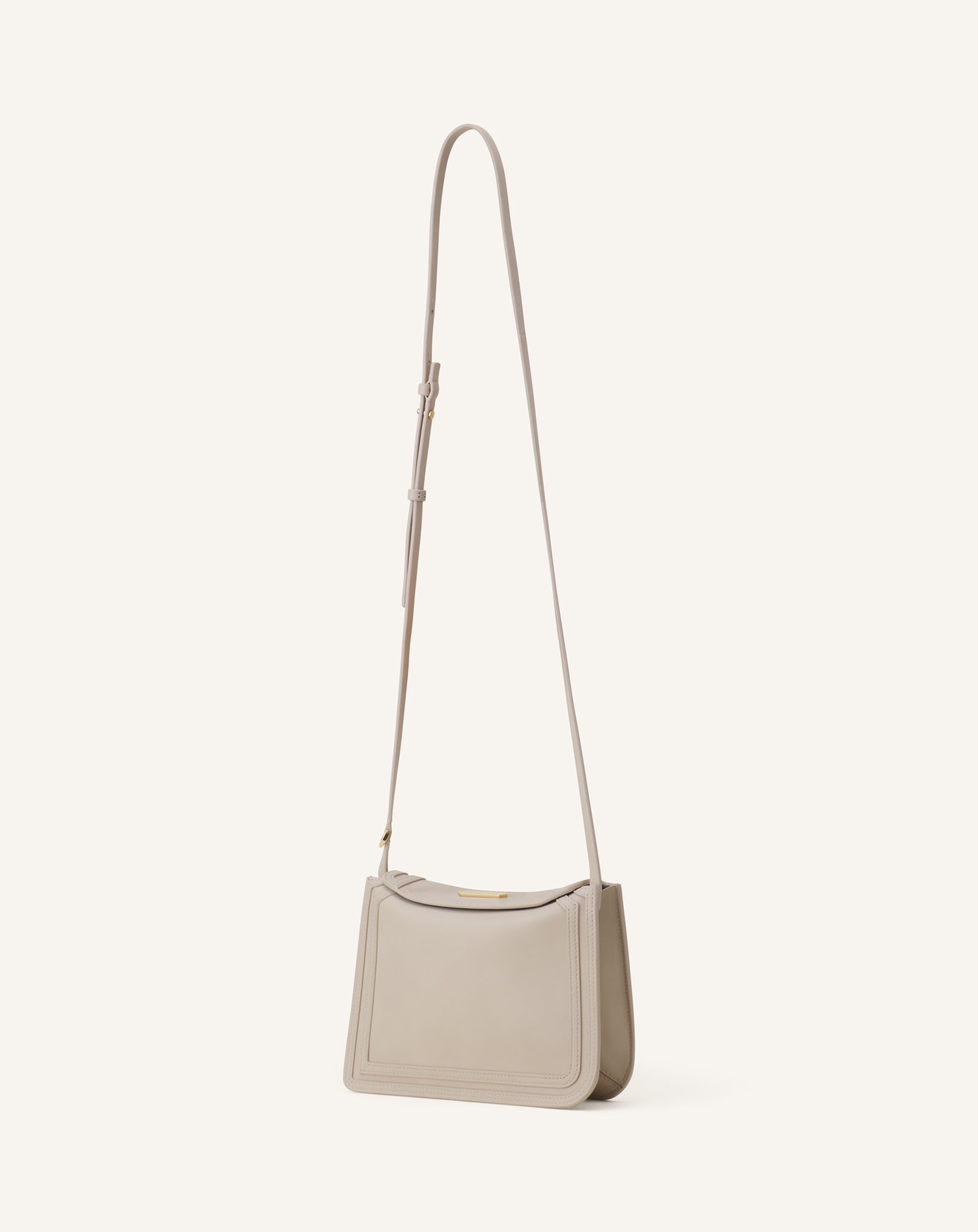 WHITE COMPAGNON 16 LEATHER BAG