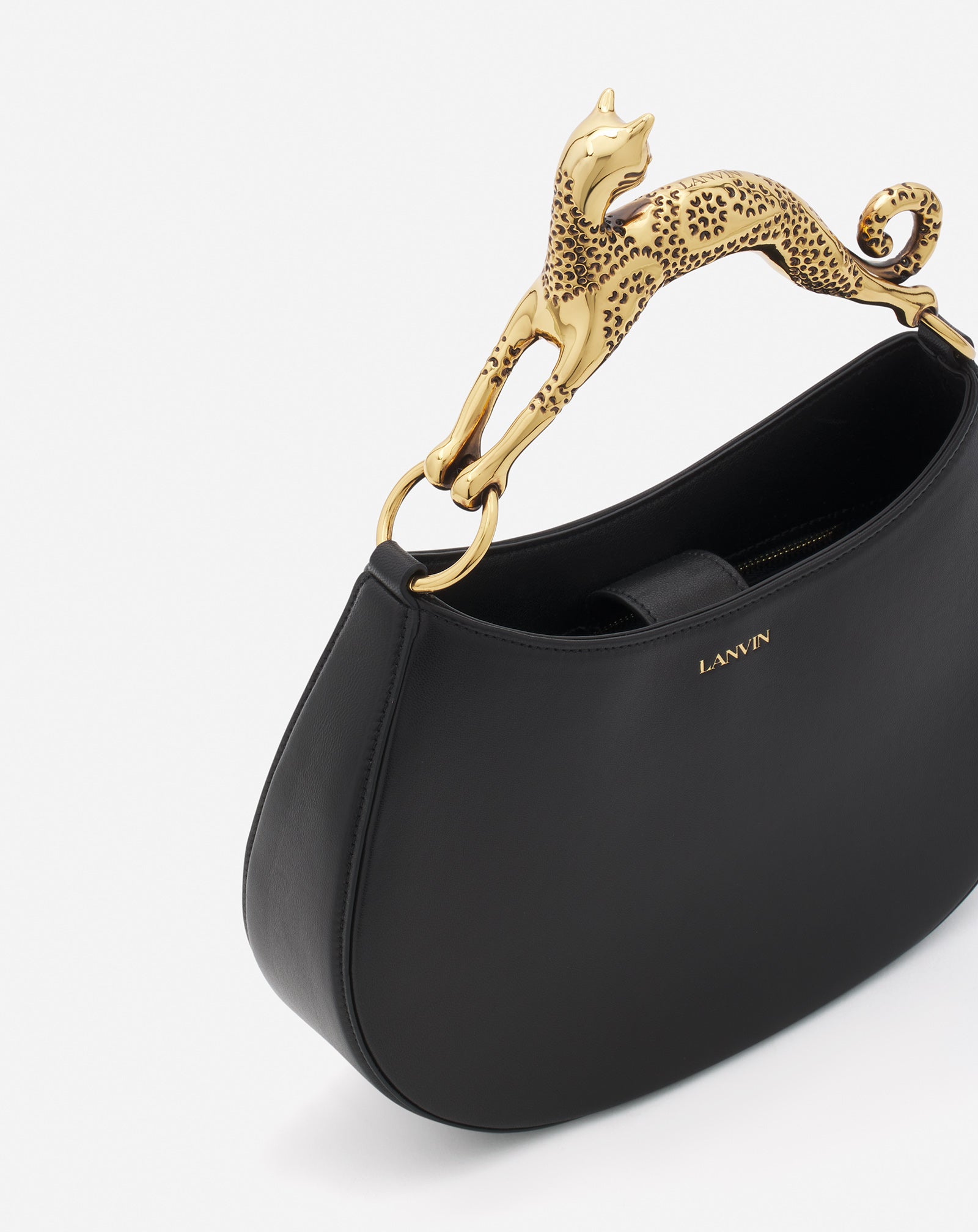 Hobo Cat Leather Bag | Lanvin