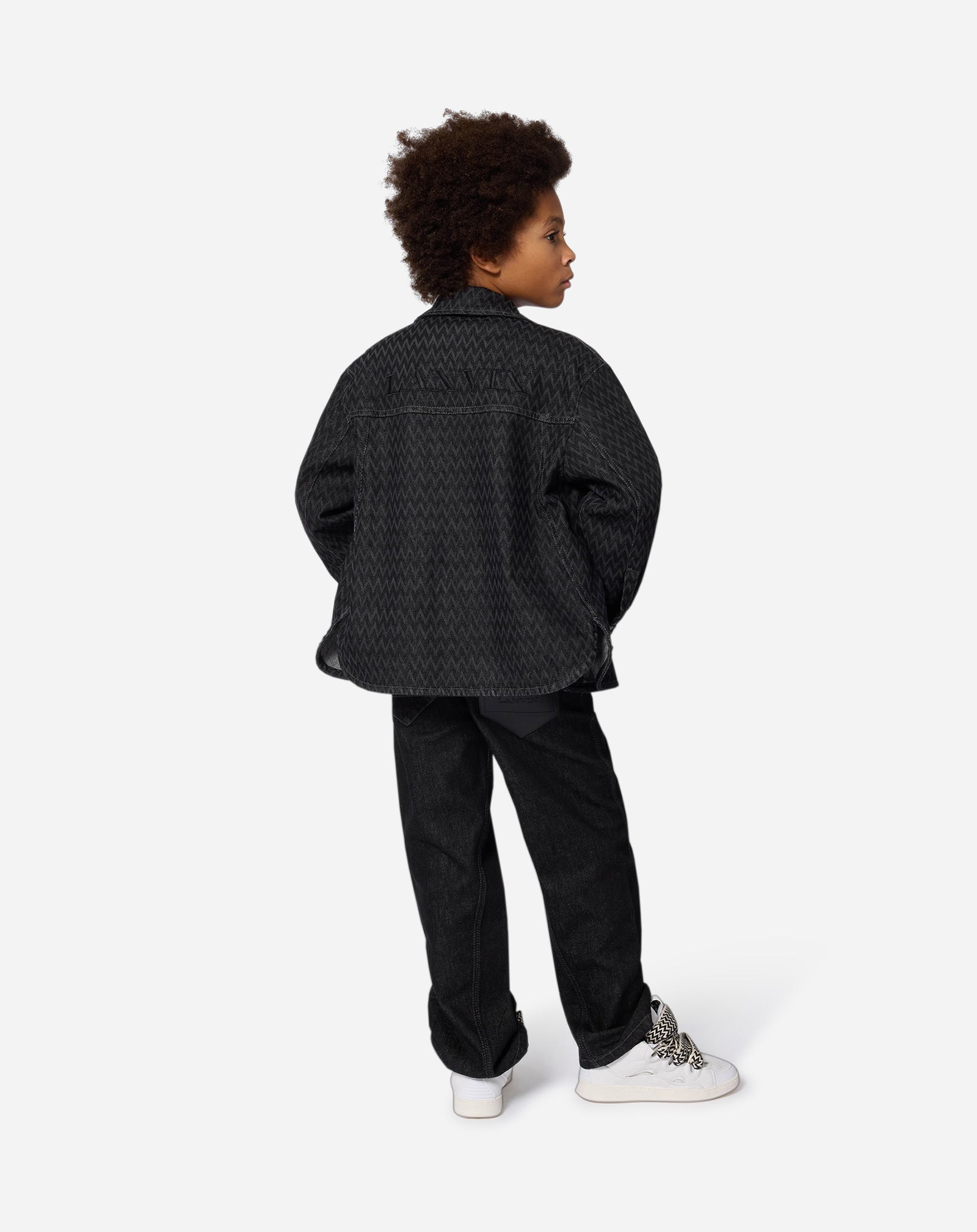 SURCHEMISE EN DENIM NOIR