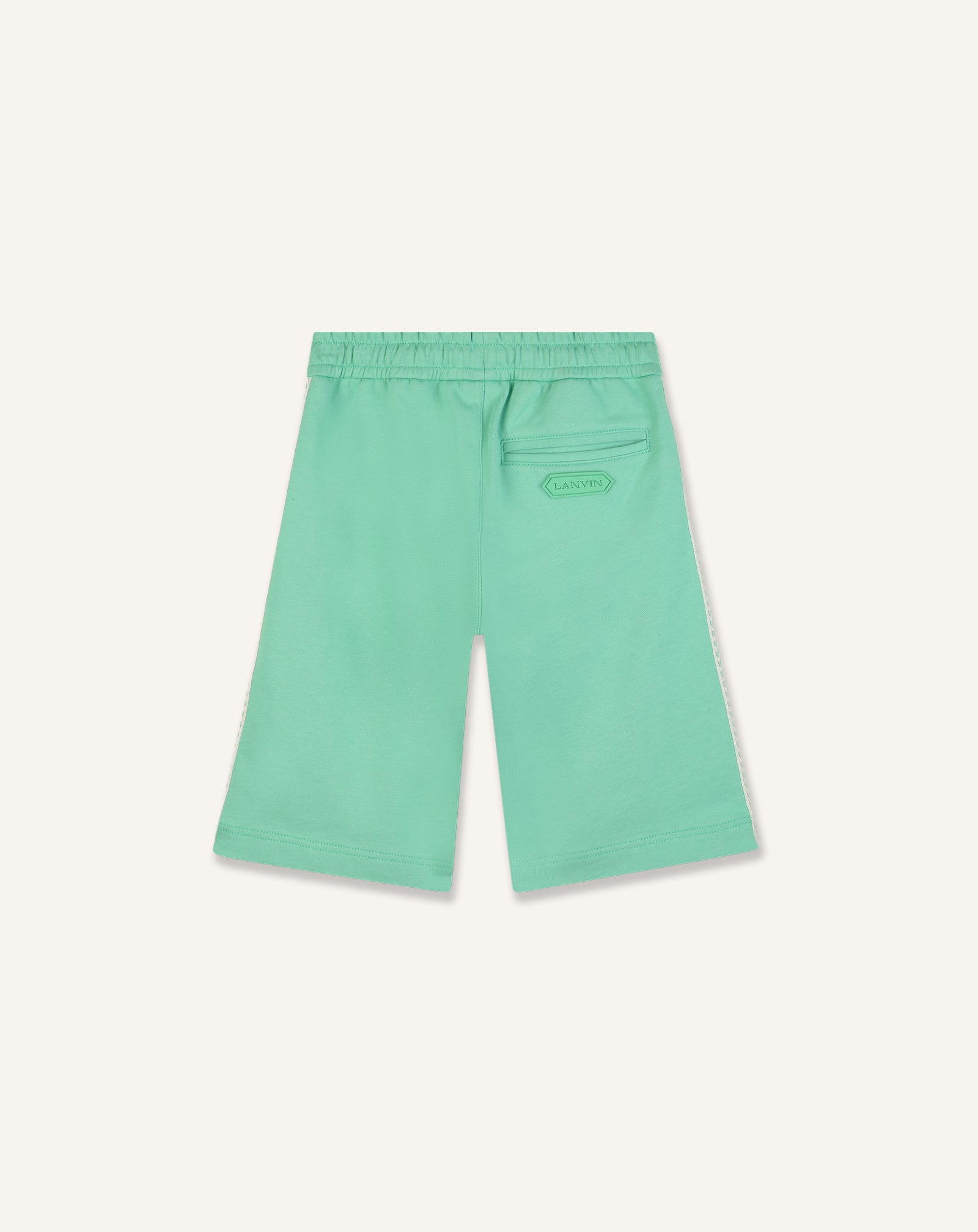 BERMUDA LANVIN CURB EN COTON VERT