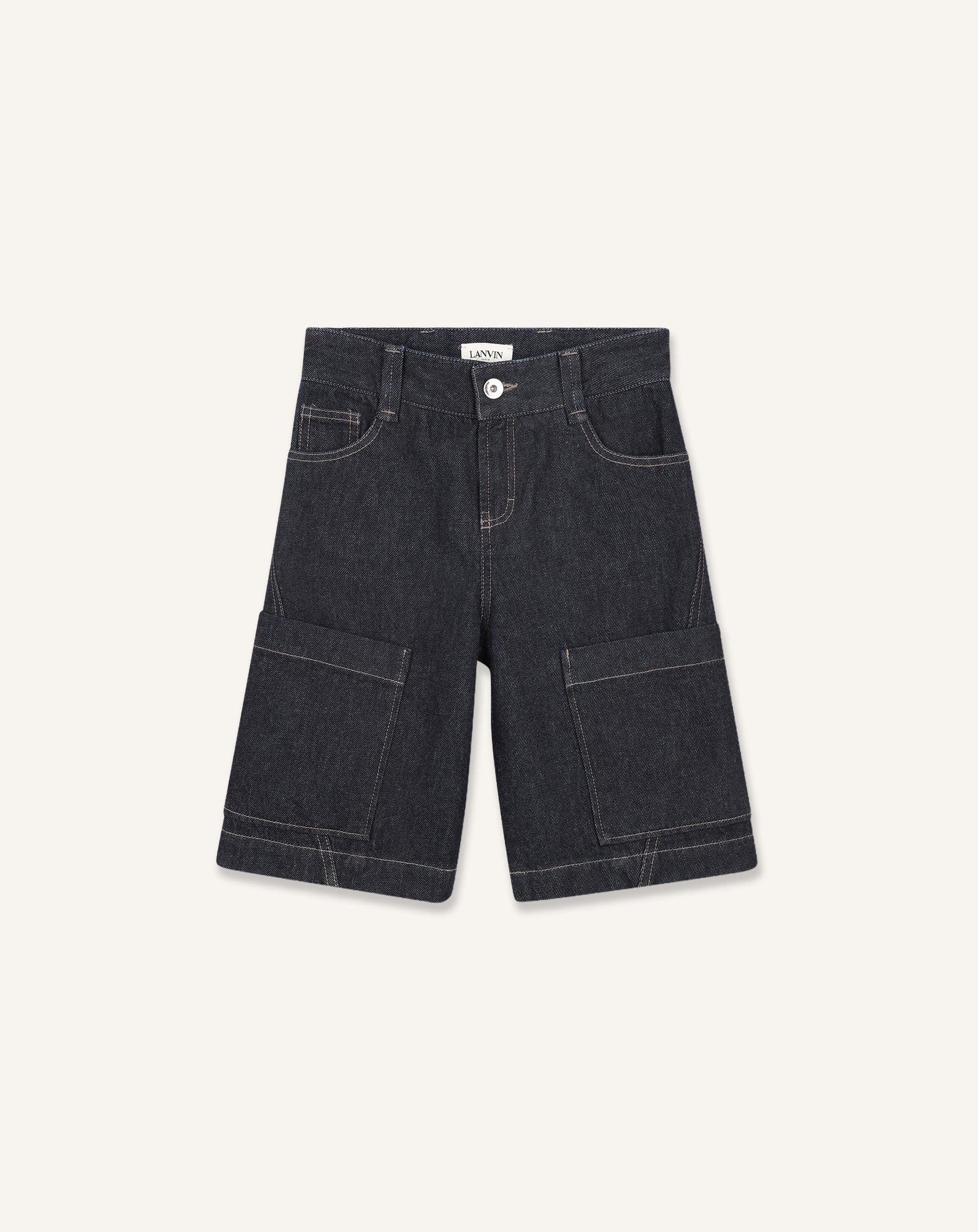 BERMUDA EN DENIM BLEU
