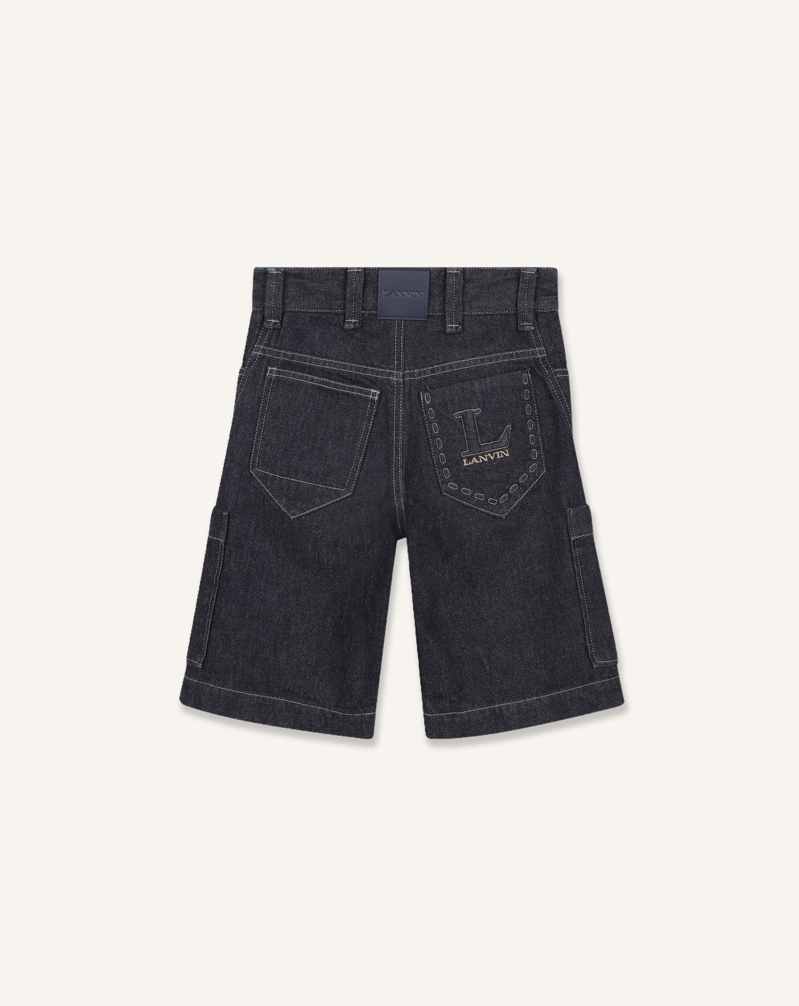 BERMUDA EN DENIM BLEU