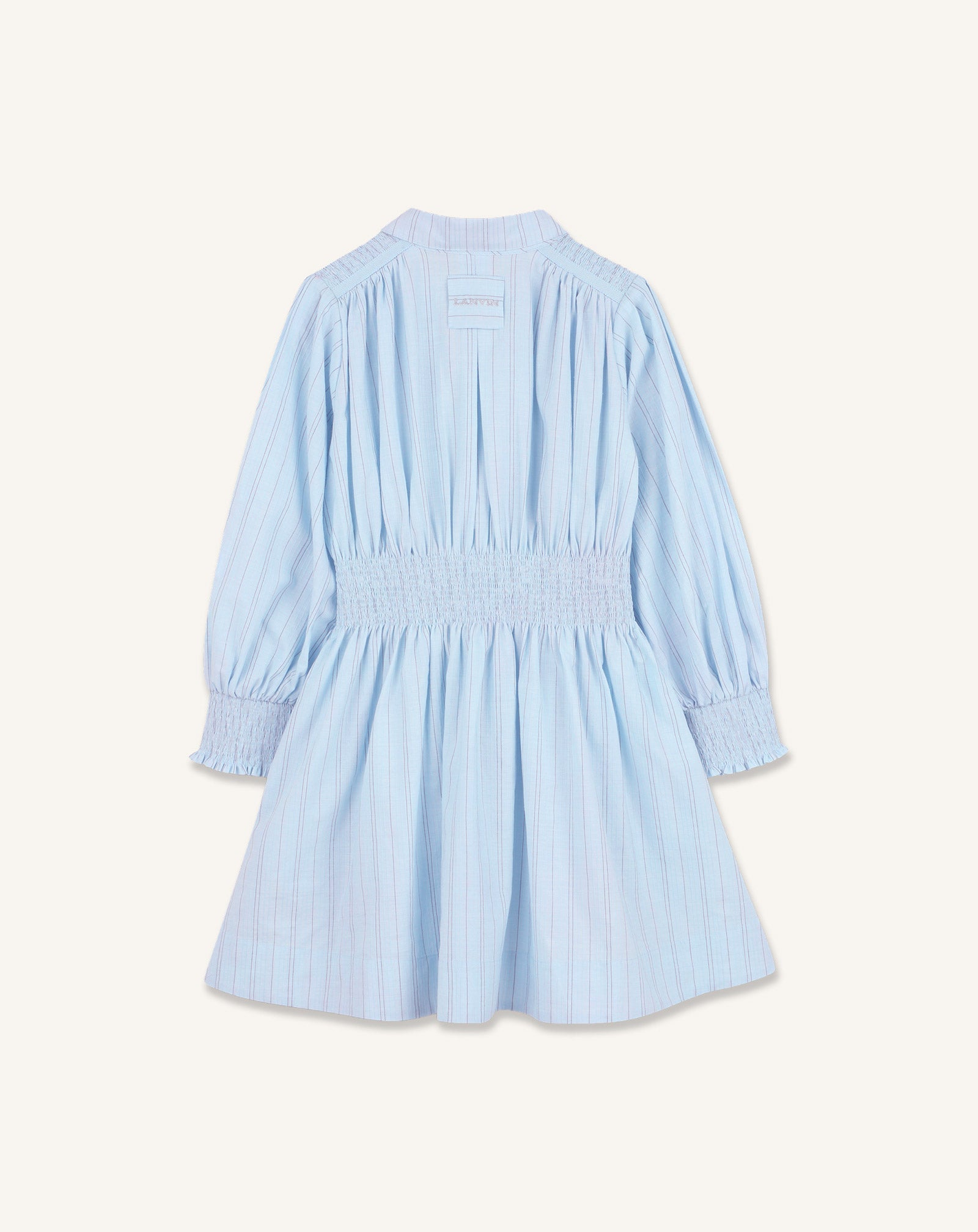 ROBE CHEMISE EN COTON BLEU