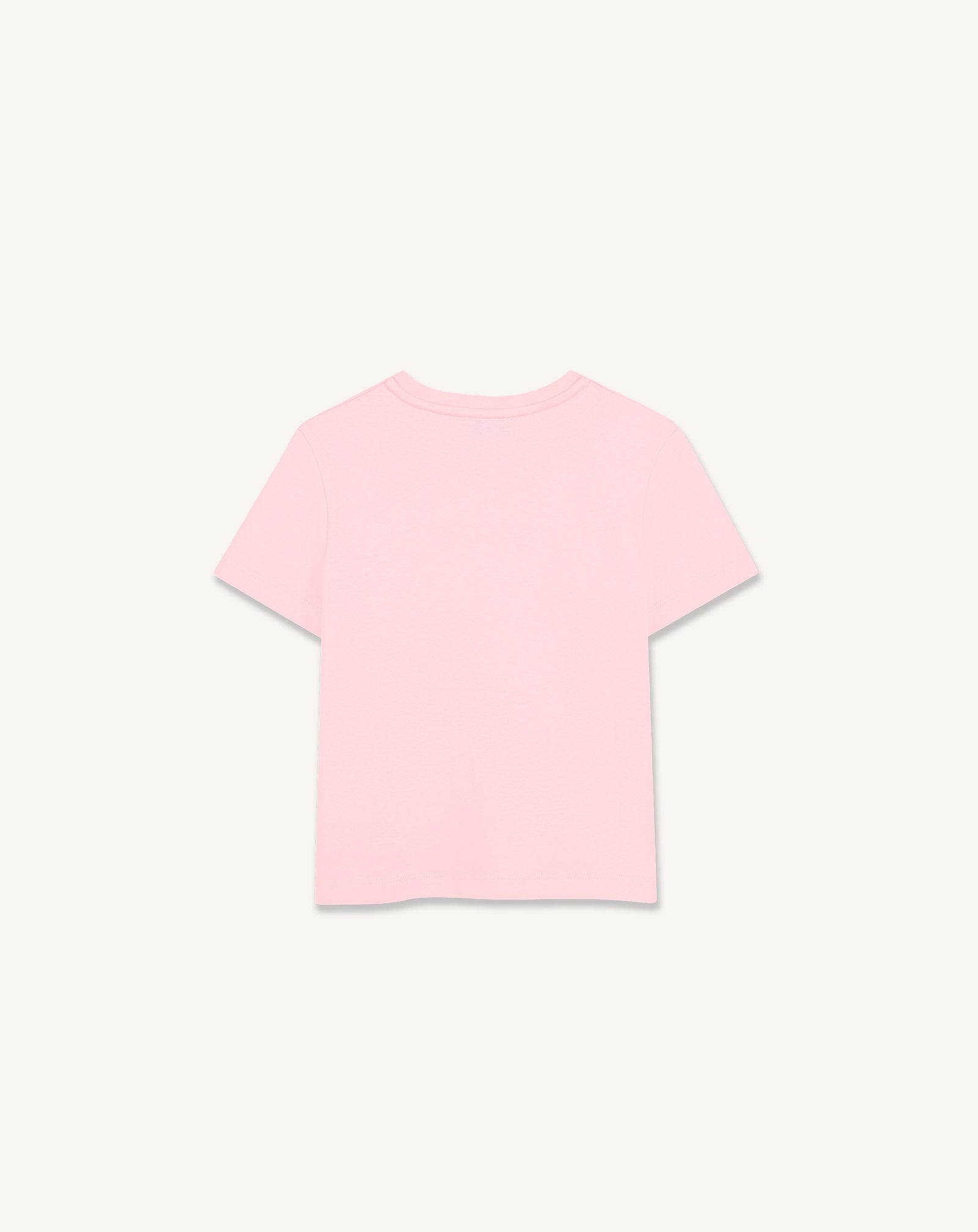 T-SHIRT LOGO LANVIN EN COTON ROSE