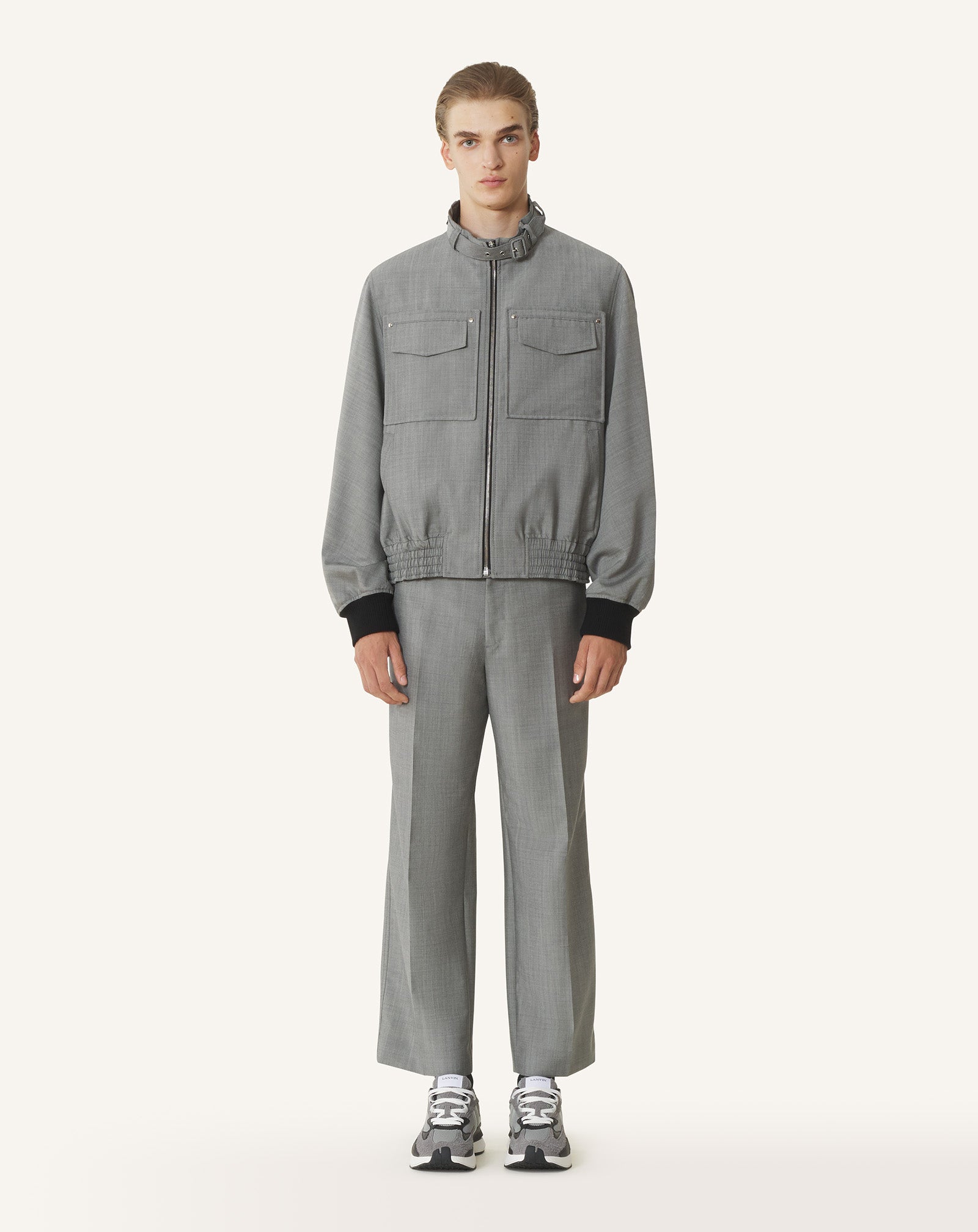 Black Mohair Wool Jacket | Lanvin