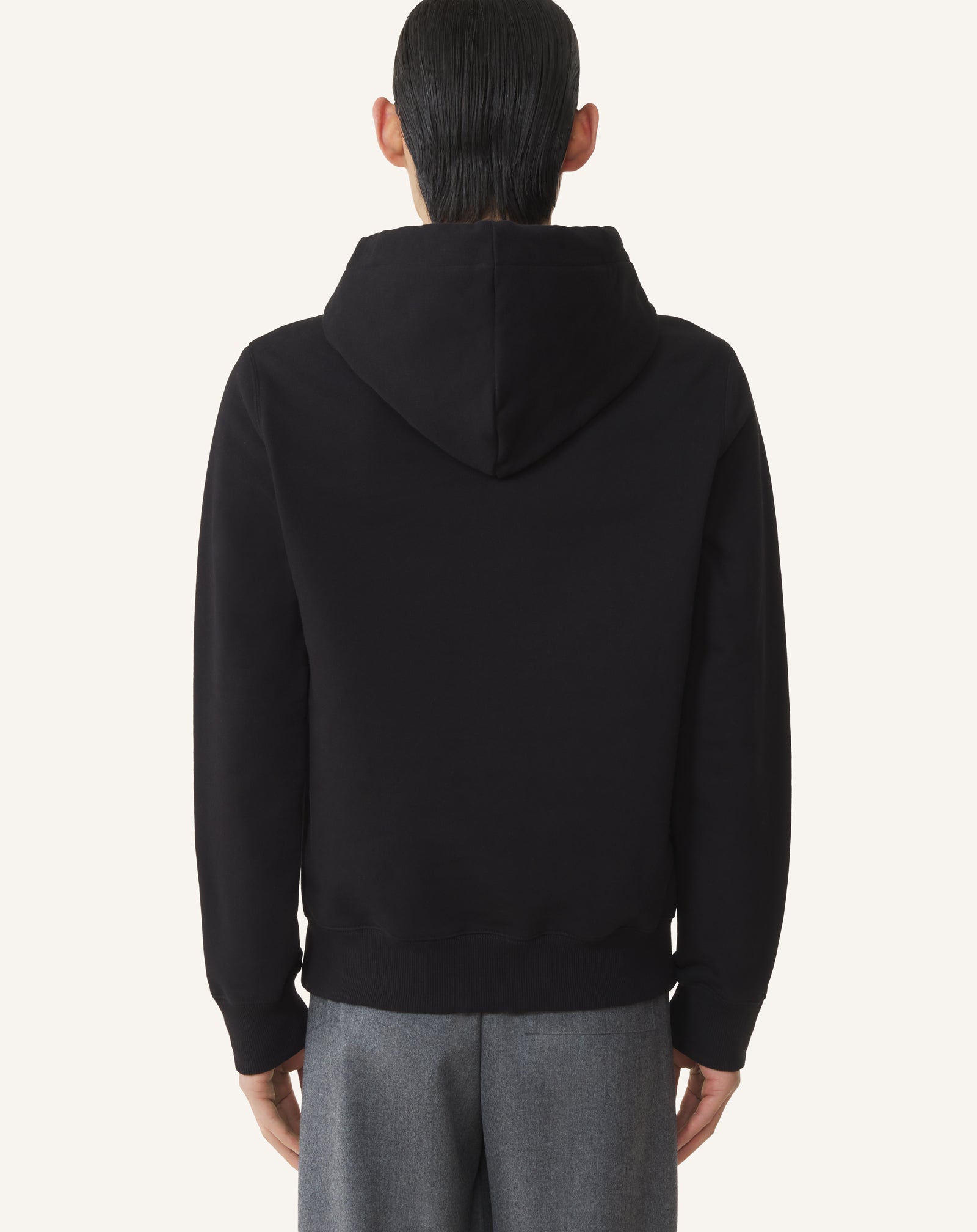 HOODIE RUBAN LANVIN EN COTON NOIR
