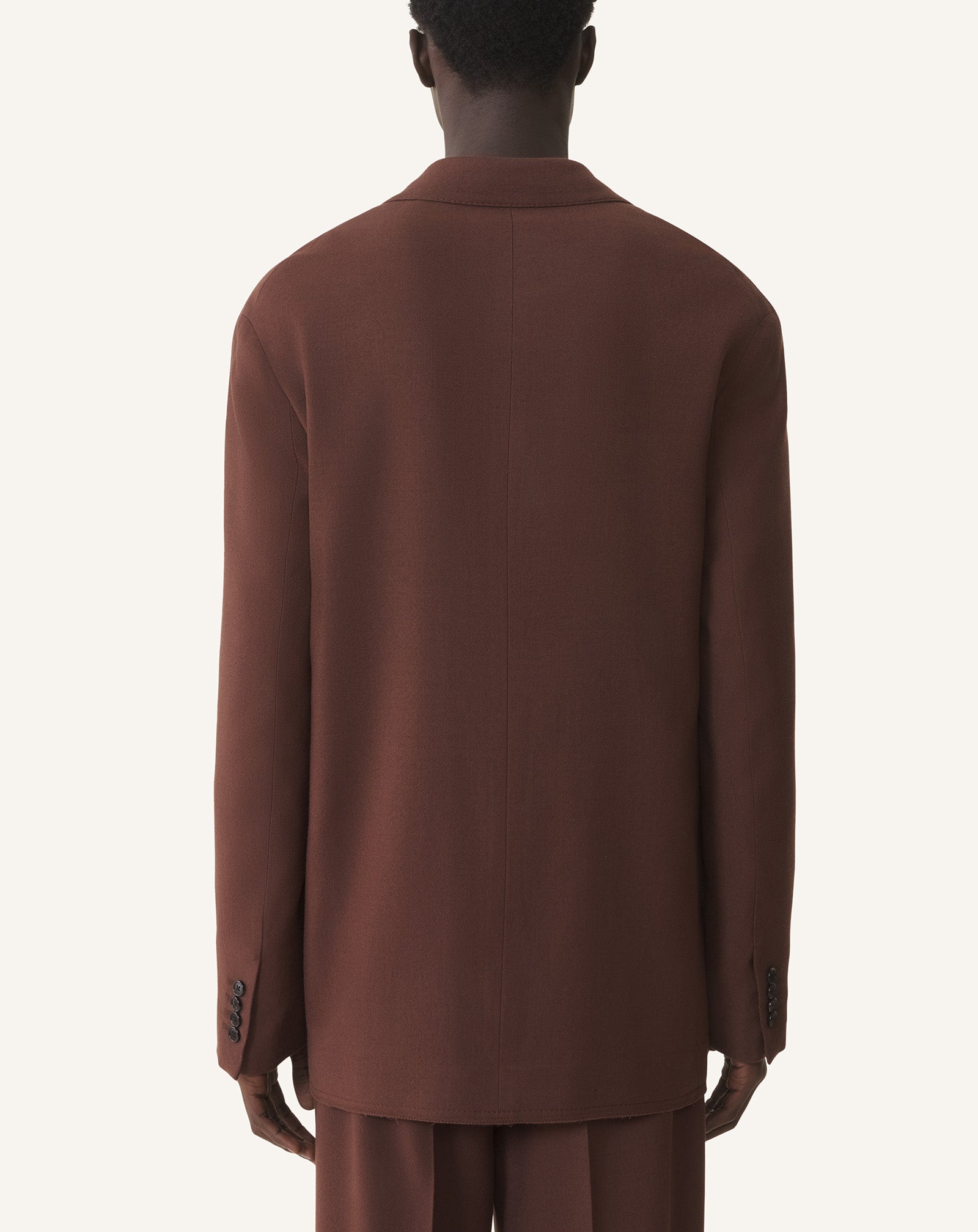 DROP SHOULDER SINGLE-BREASTED JACKET
