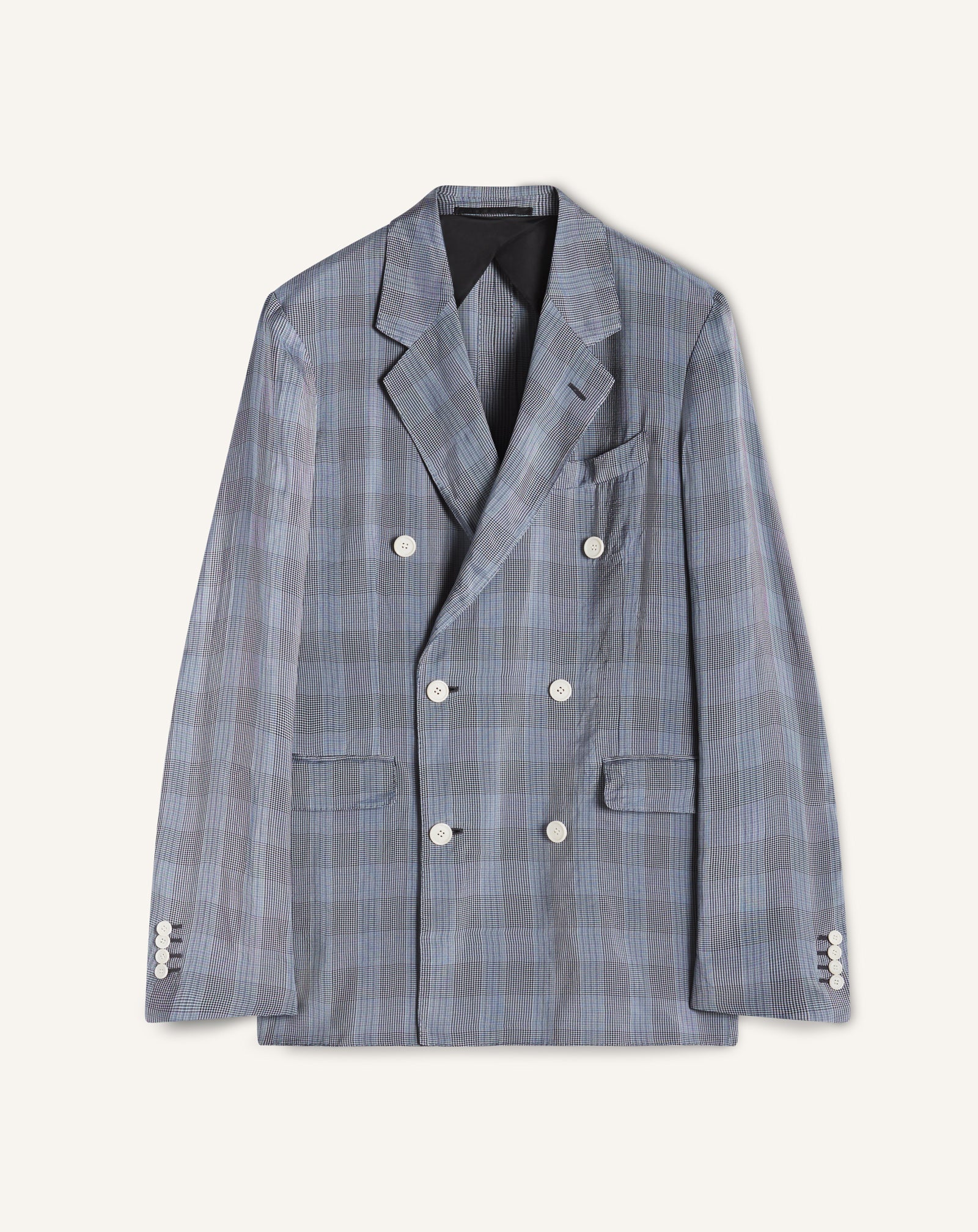 VESTE CROISÉE EN VISCOSE NOIR