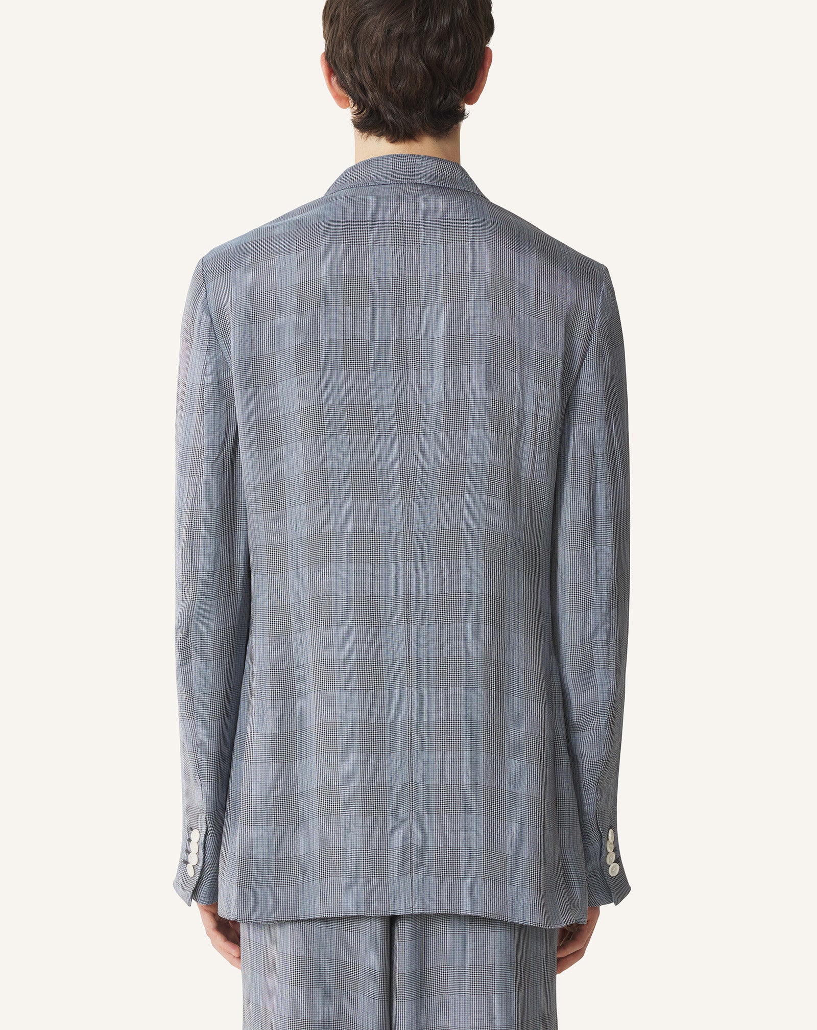 VESTE CROISÉE EN VISCOSE NOIR