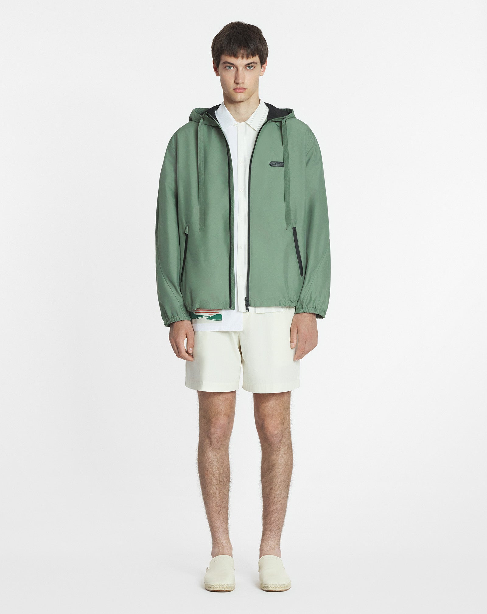 WINDBREAKER IN TECHNICAL FABRIC