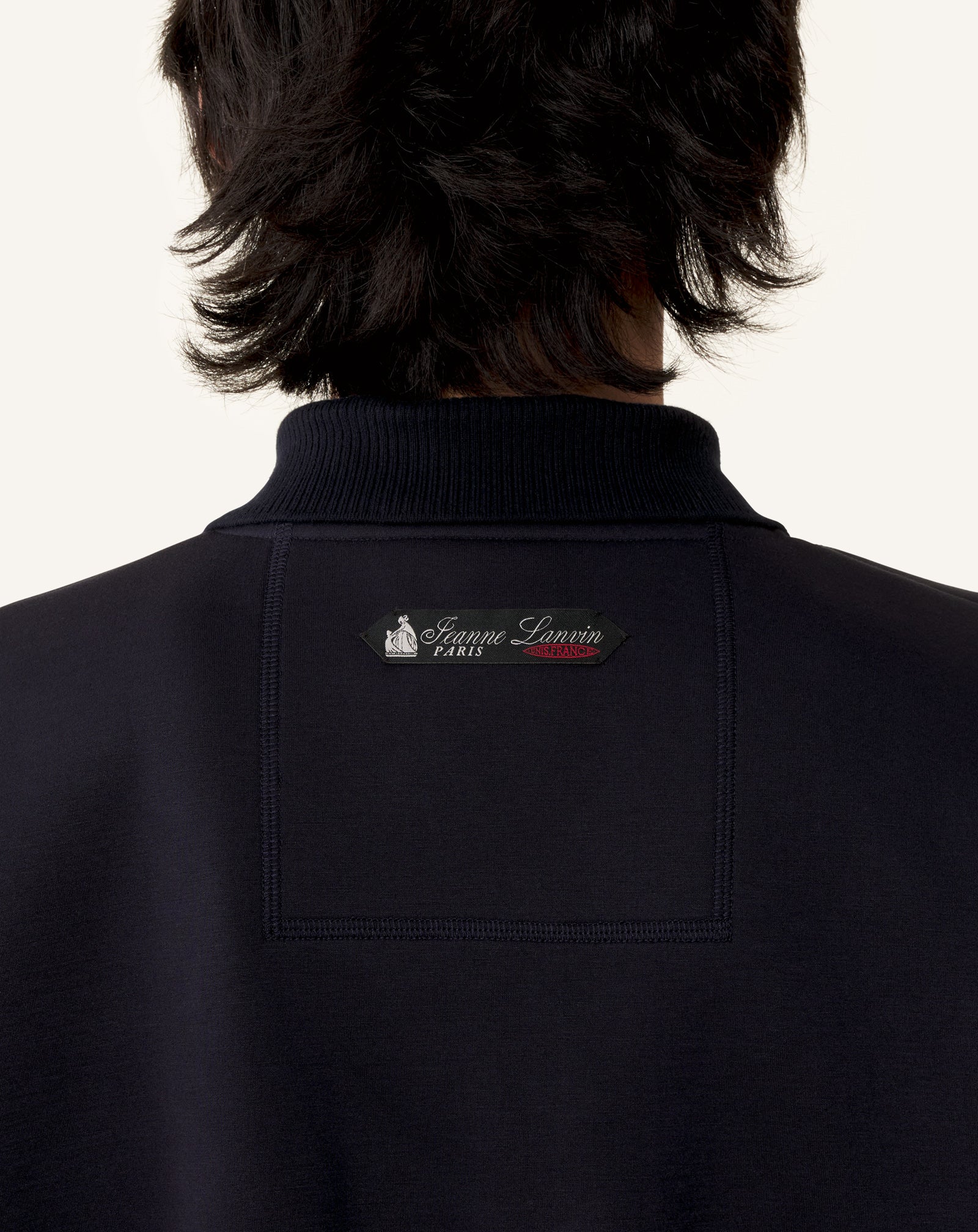 POLO AMPLE EN JERSEY DOUBLE FACE