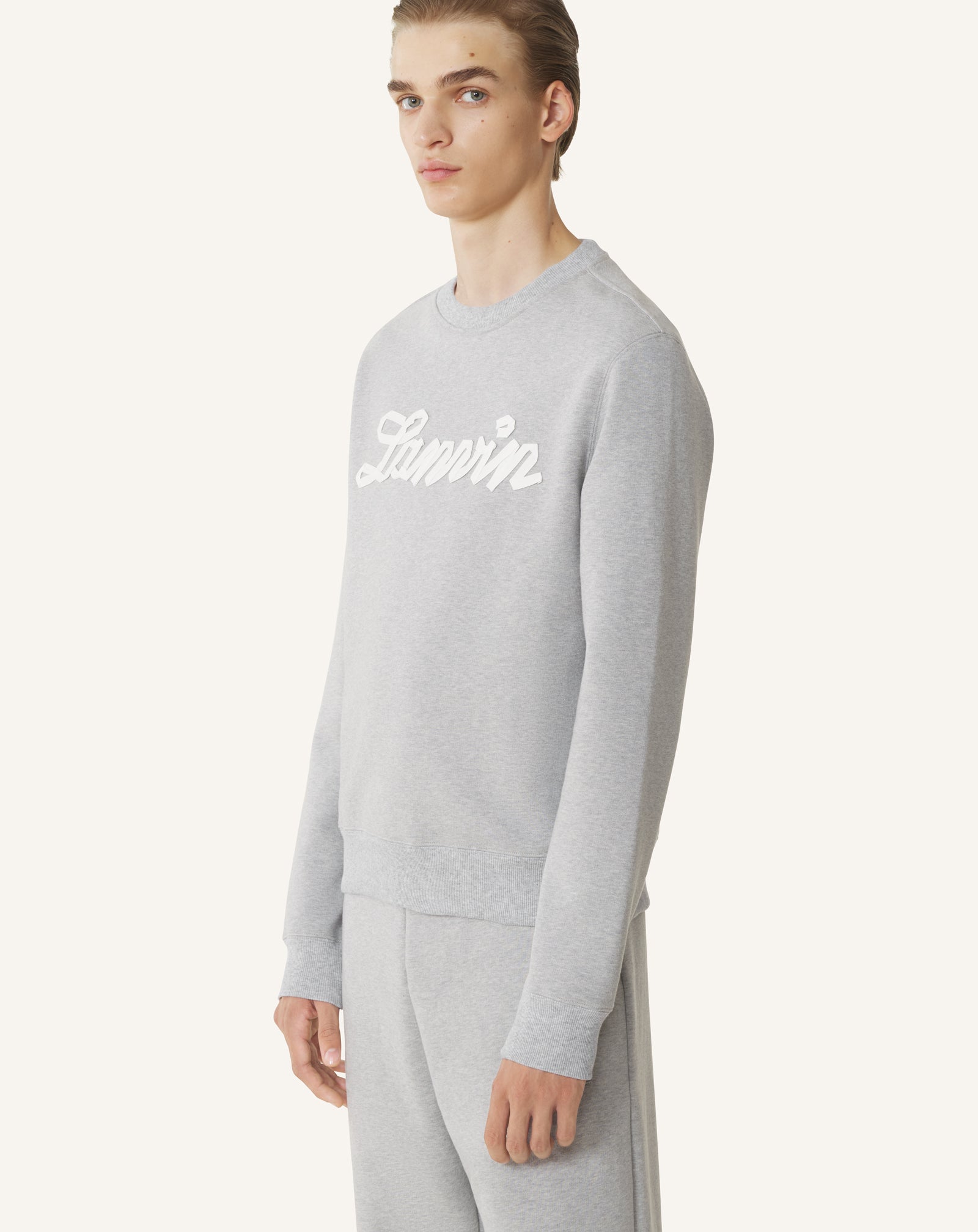 GREY LANVIN RIBBON SWEATSHIRT