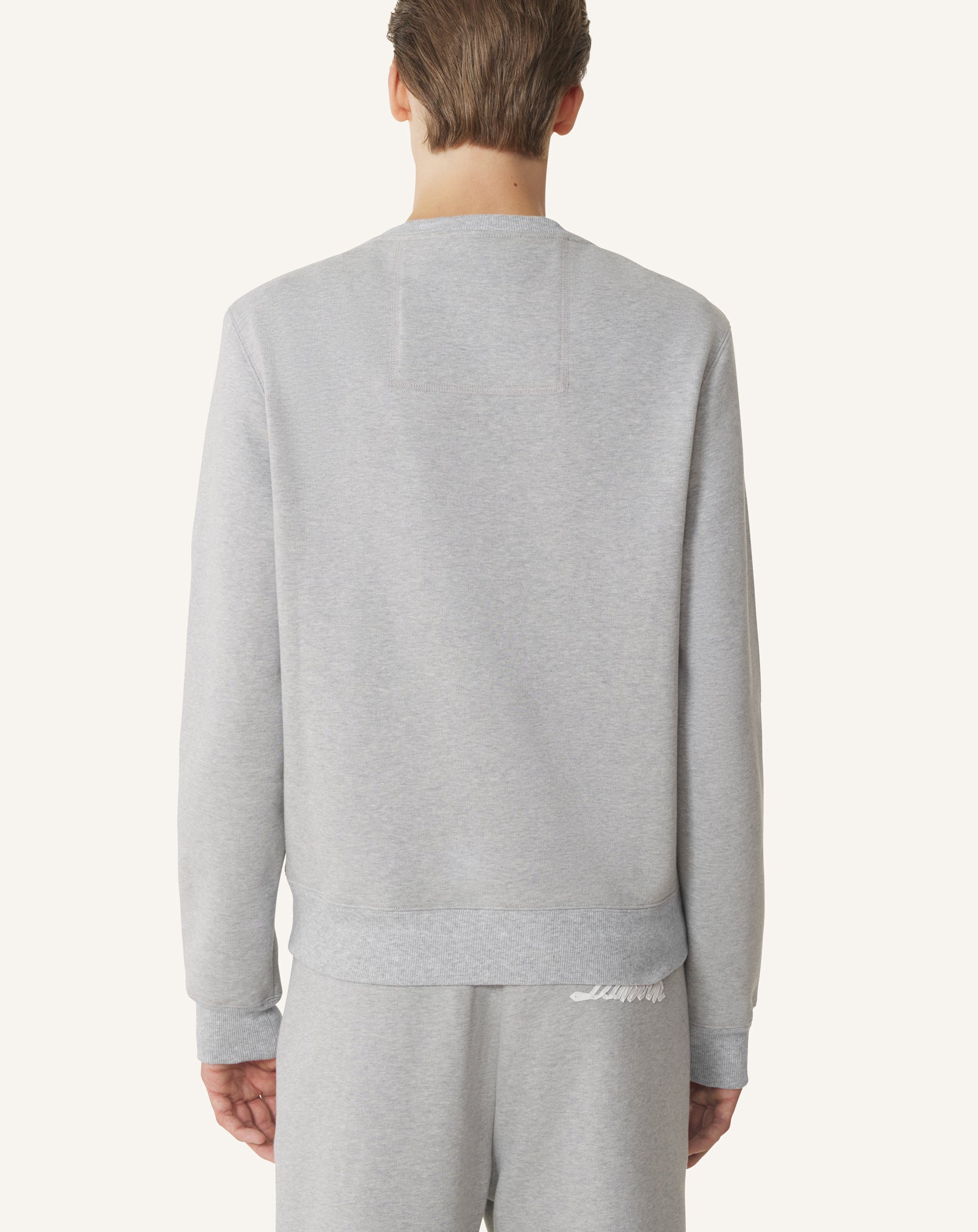 GREY LANVIN RIBBON SWEATSHIRT