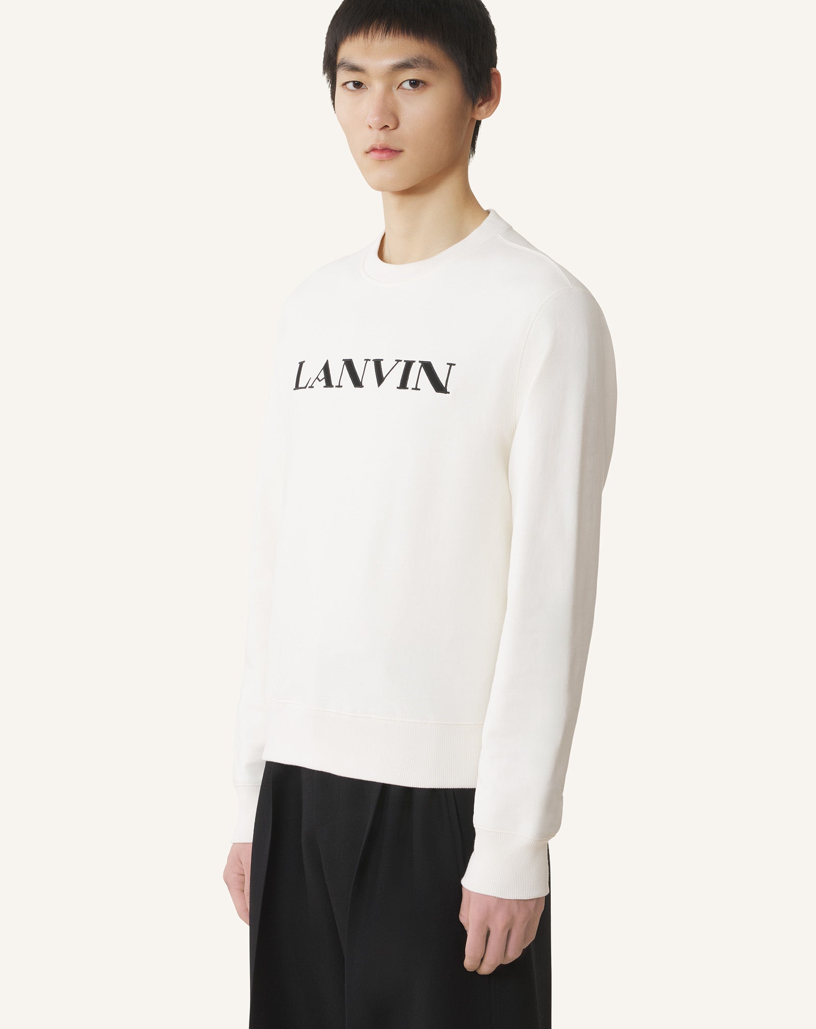 SWEATSHIRT BRODÉ LANVIN EN COTON