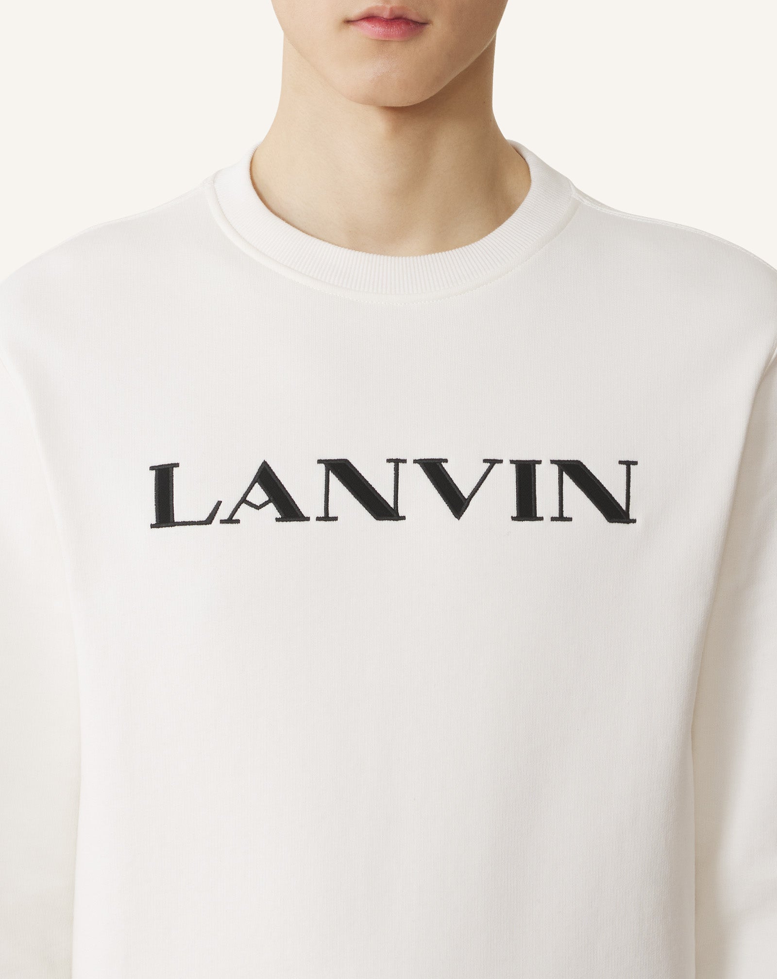 SWEATSHIRT BRODÉ LANVIN EN COTON