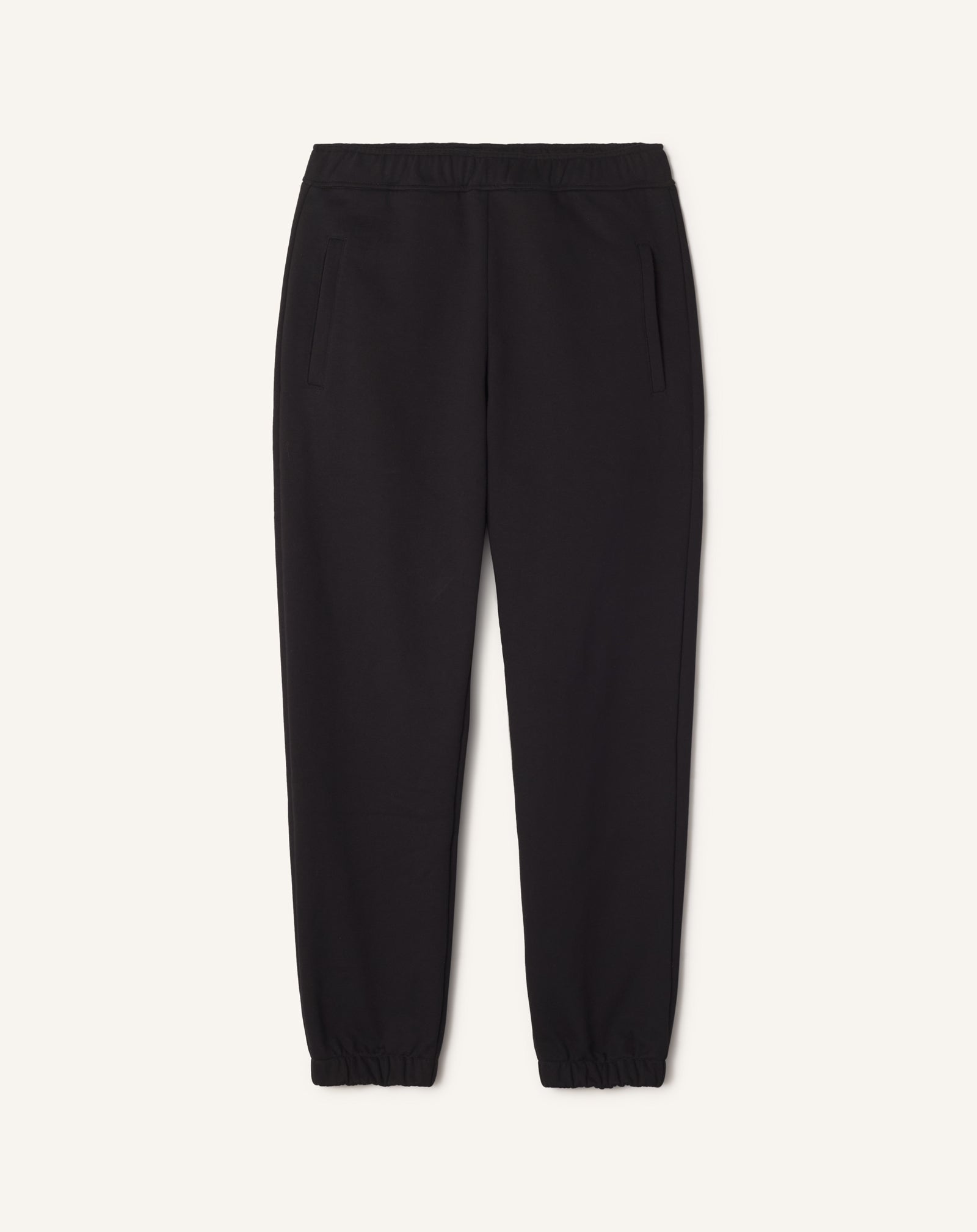 BLACK LANVIN RIBBON JOGGING PANTS IN COTTON
