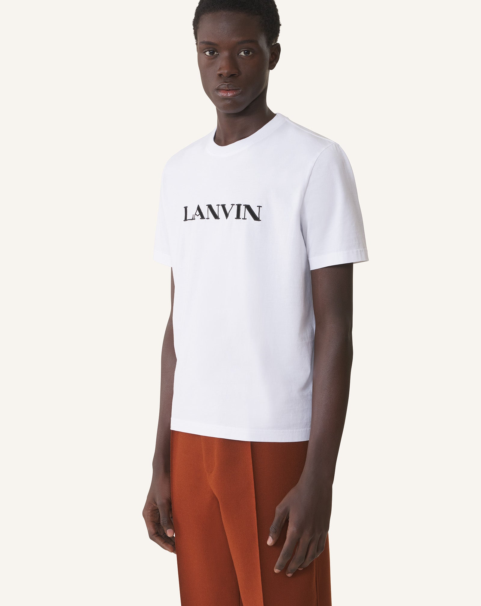 T-SHIRT BRODÉ LANVIN EN COTON