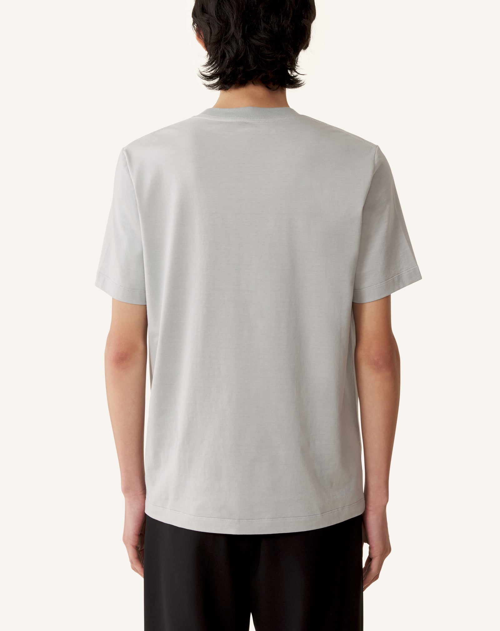 T-SHIRT IMPRIMÉ SIGNATURE LANVIN GRIS