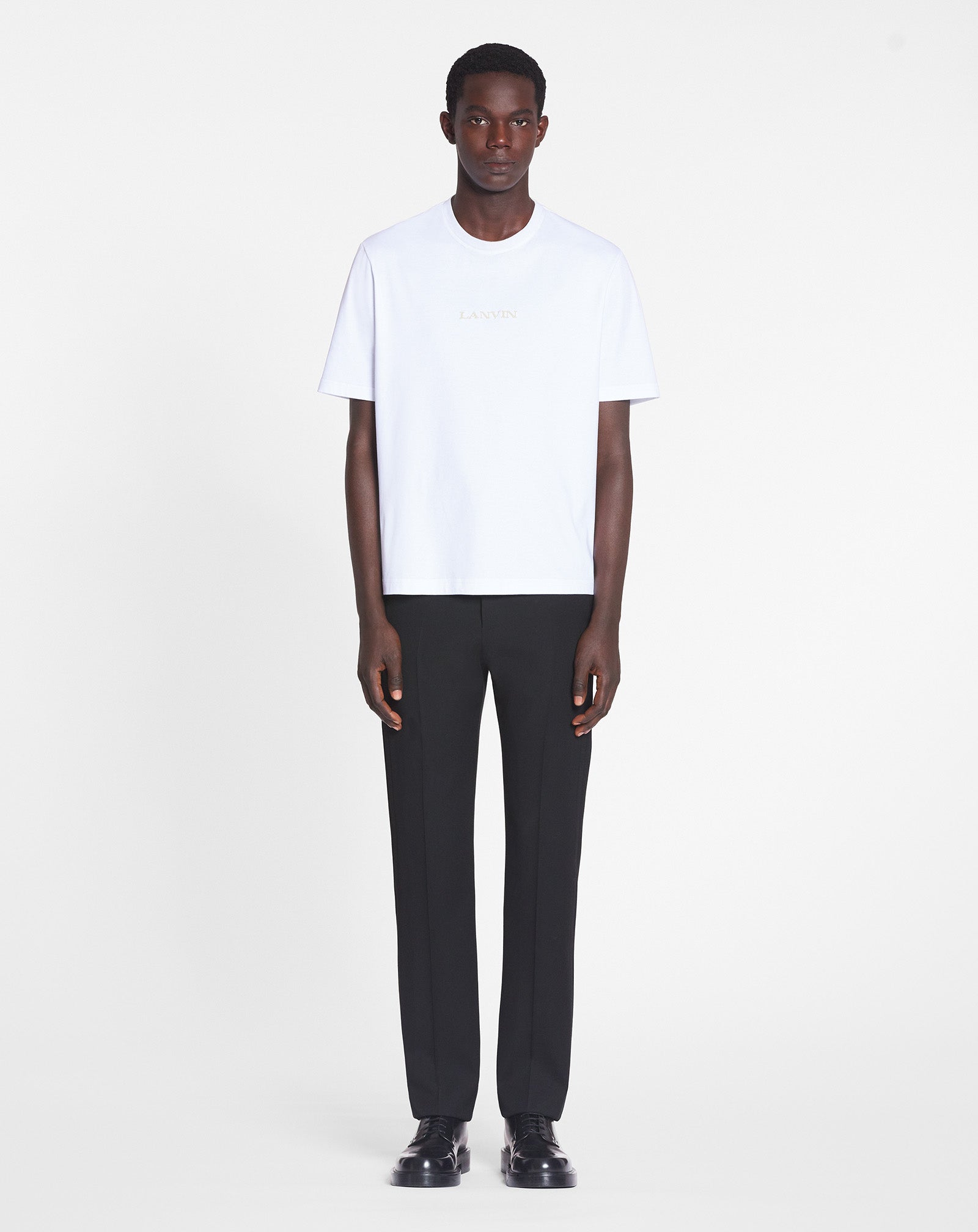 T-SHIRT BRODÉ LANVIN BLANC
