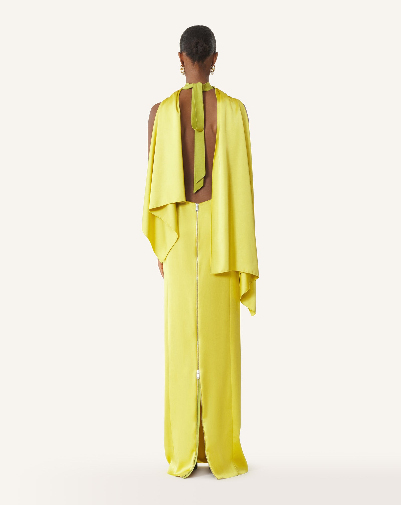 ROBE LONGUE EN SATIN