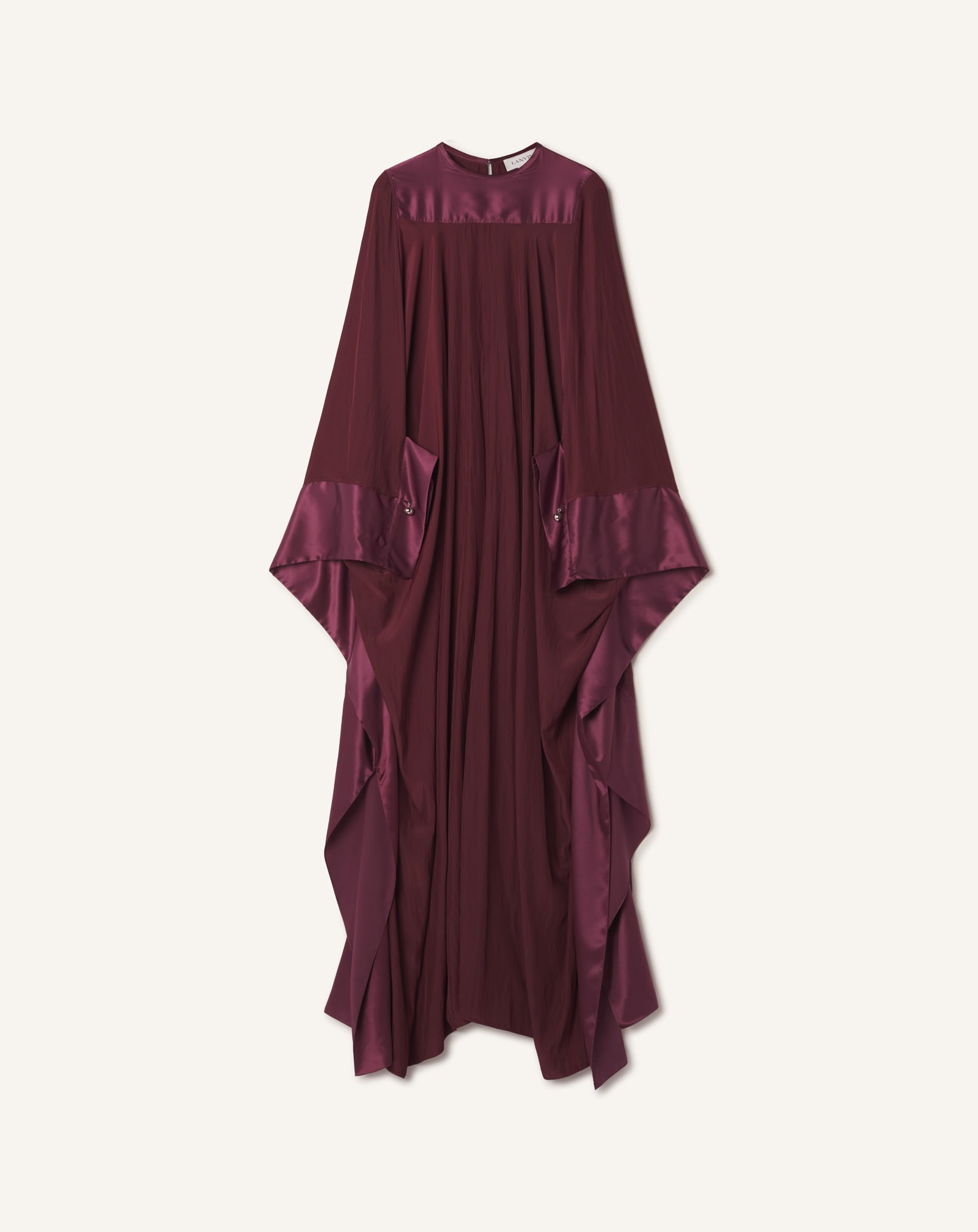 ROBE AMPLE LONGUE EN CHARMEUSE