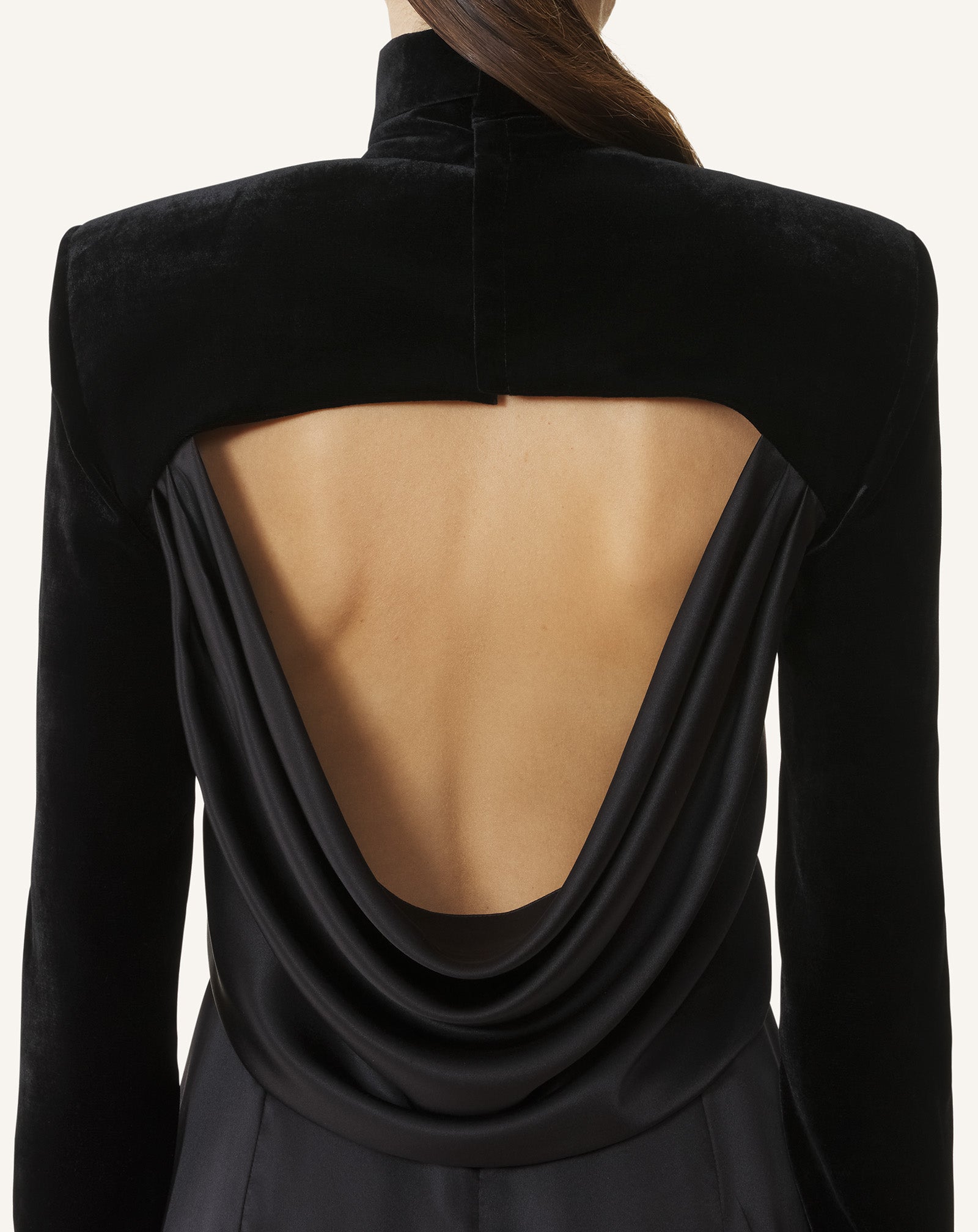 VELVET MIDI DRESS
