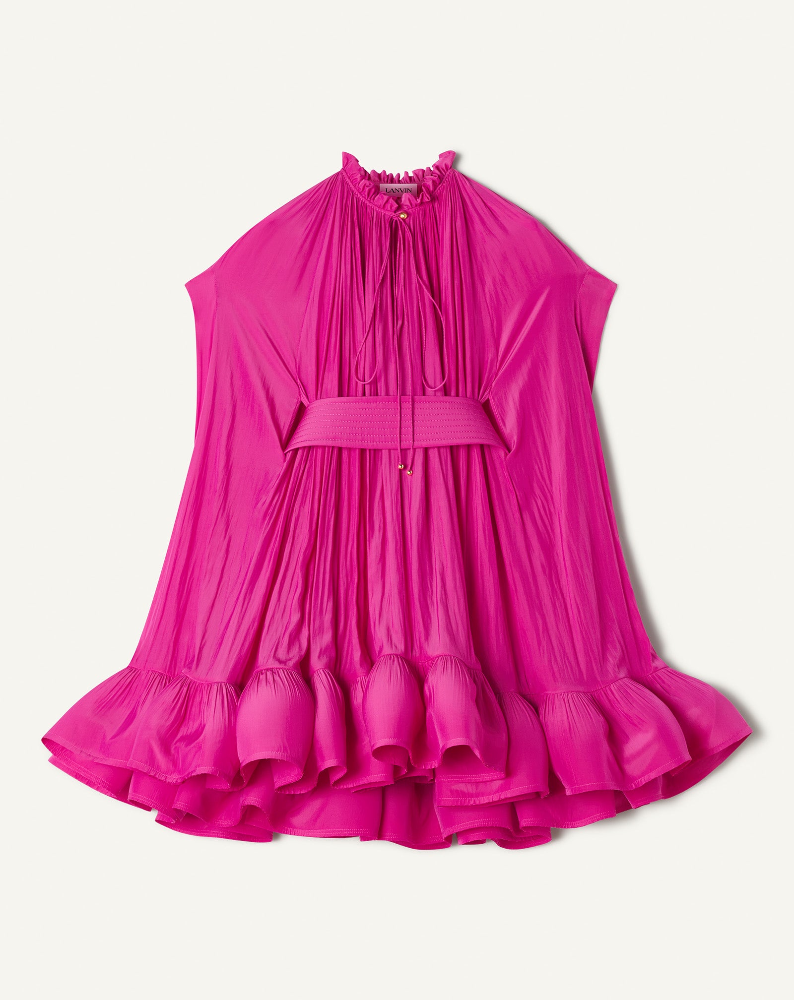 SHORT CHARMEUSE DRESS