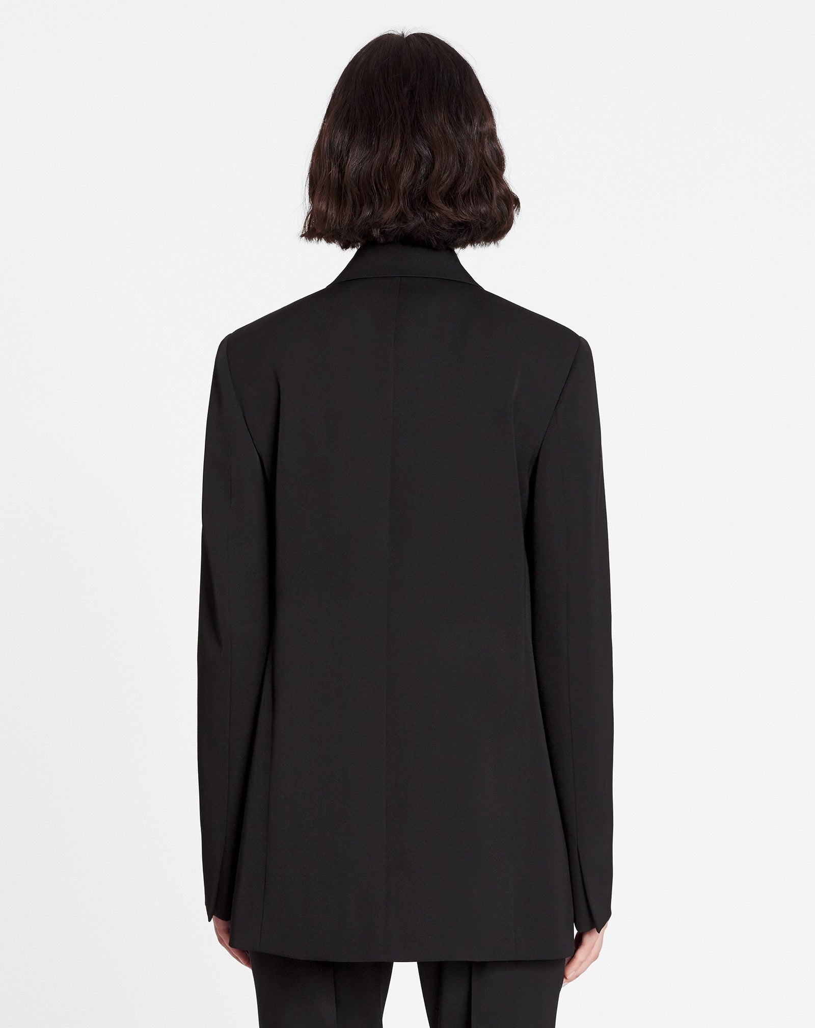 VESTE A DOUBLE BOUTONNAGE NOIR