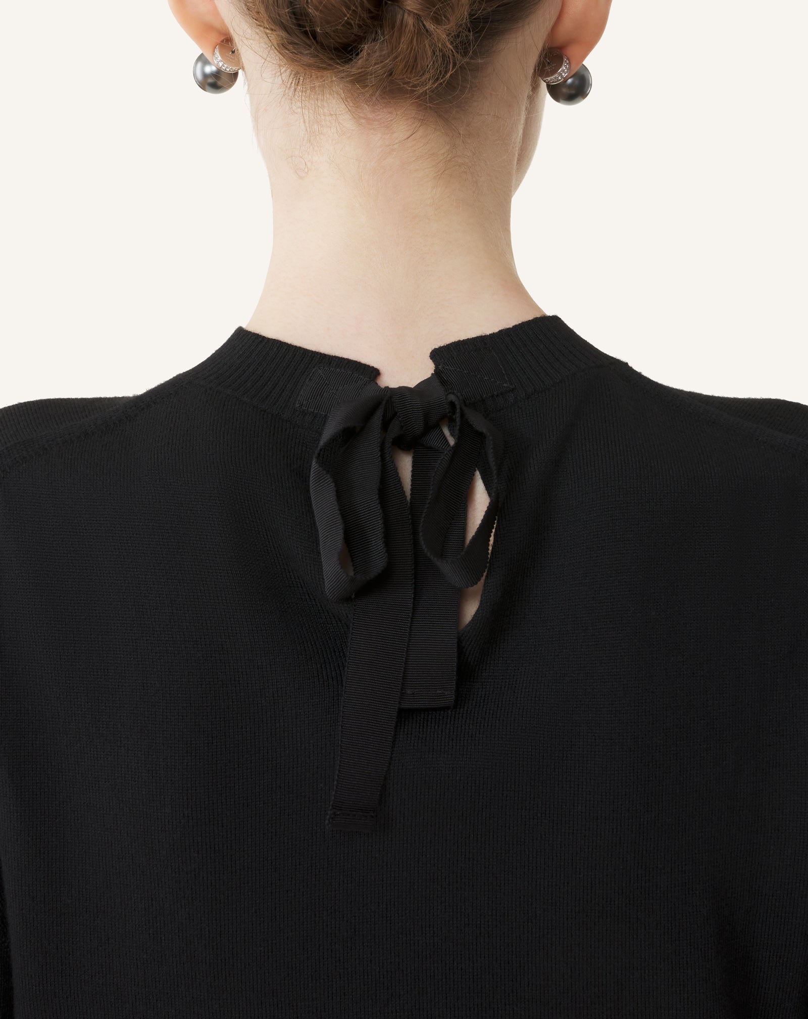 PULL DÉTAIL GROS GRAIN EN MÉRINOS