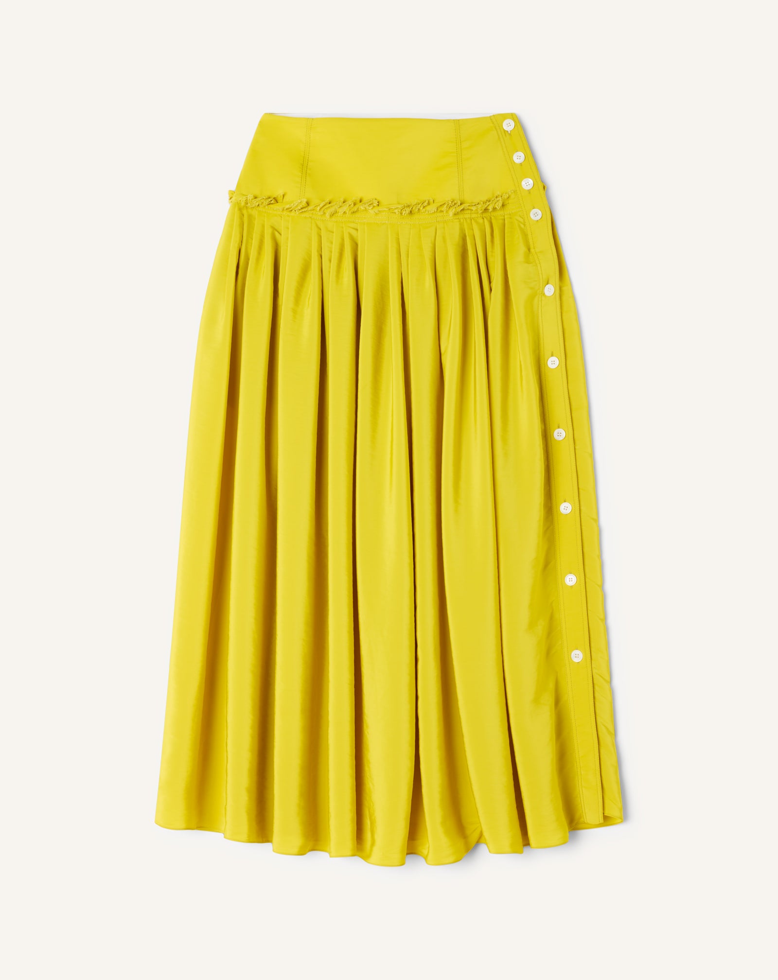 BASQUE SKIRT IN CHARMEUSE