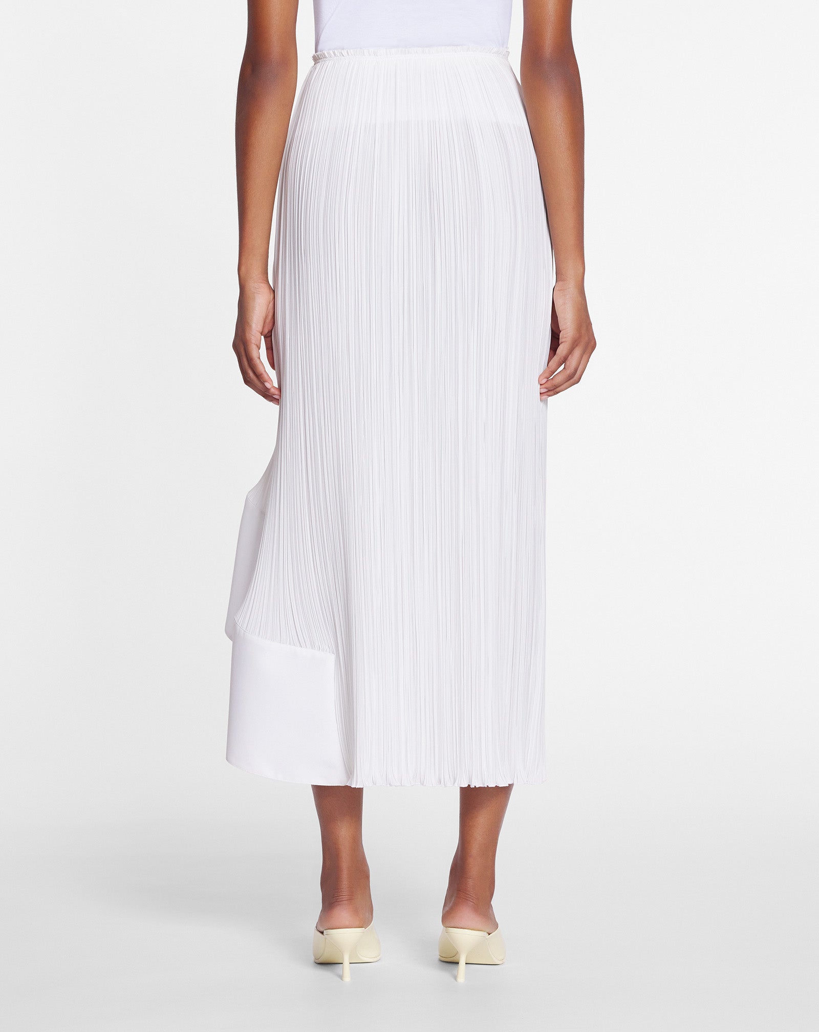 PLEATED MIDI SKIRT