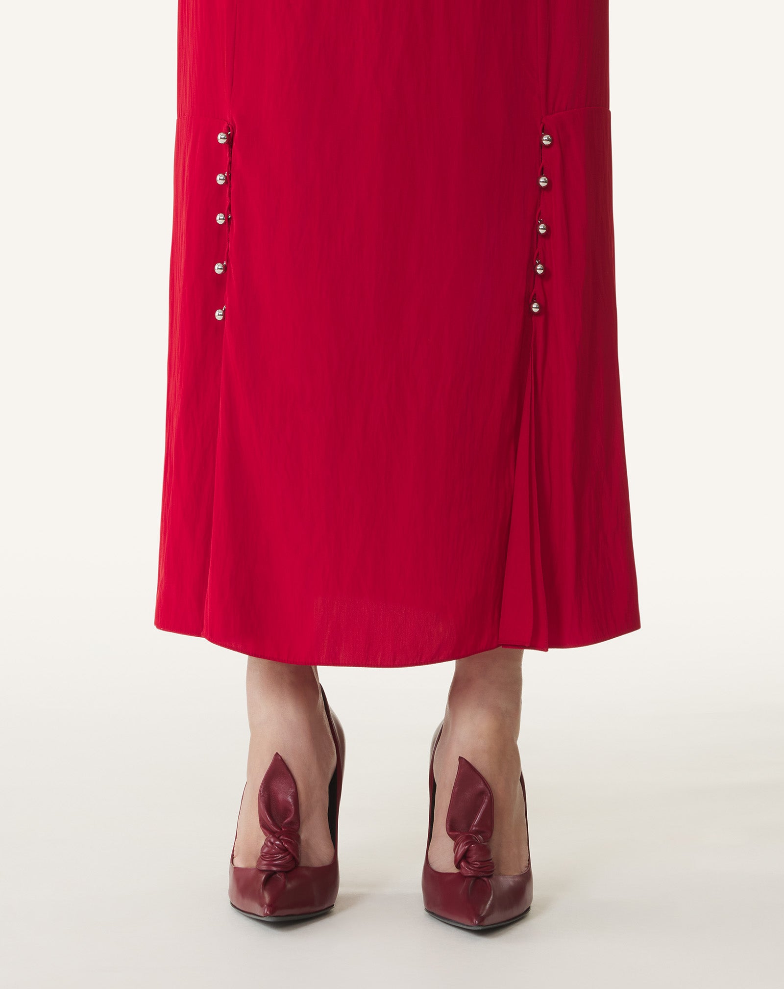 MIDI SKIRT IN CHARMEUSE