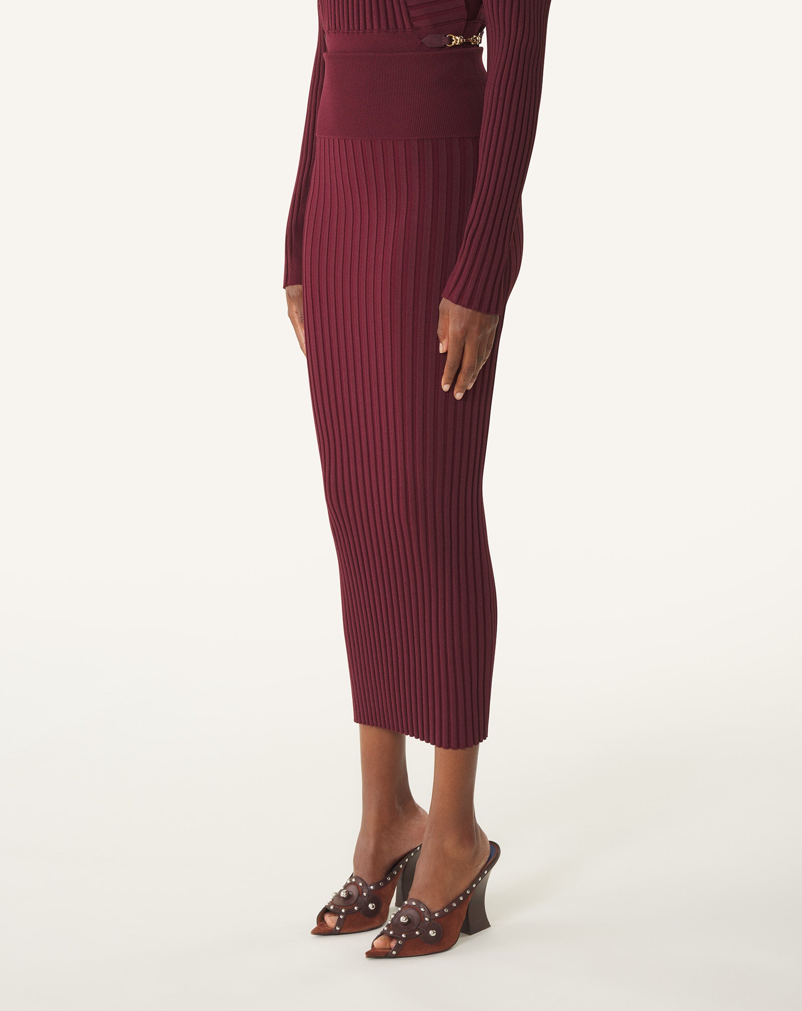 MIDI SKIRT IN VISCOSE