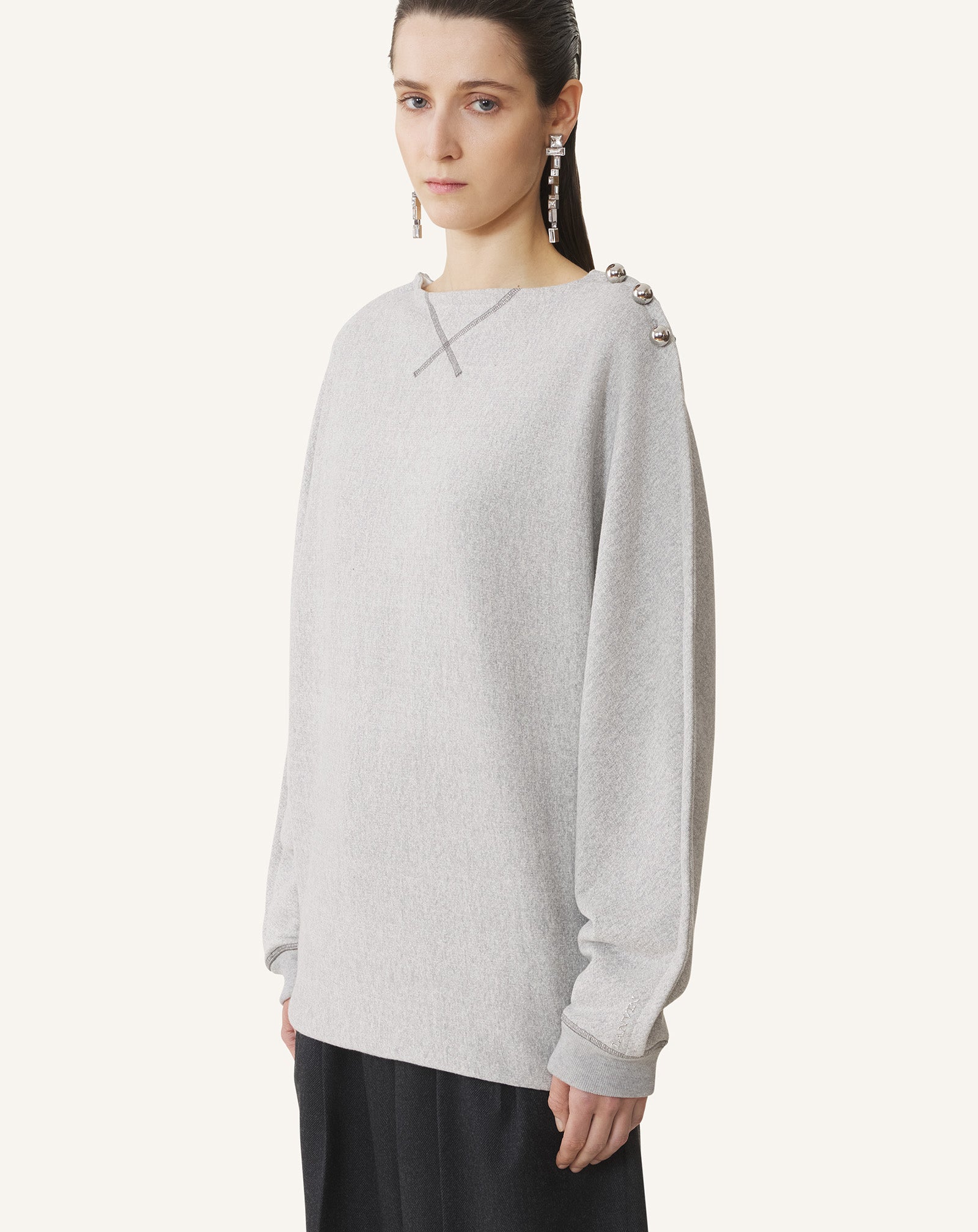 COTTON JERSEY TOP