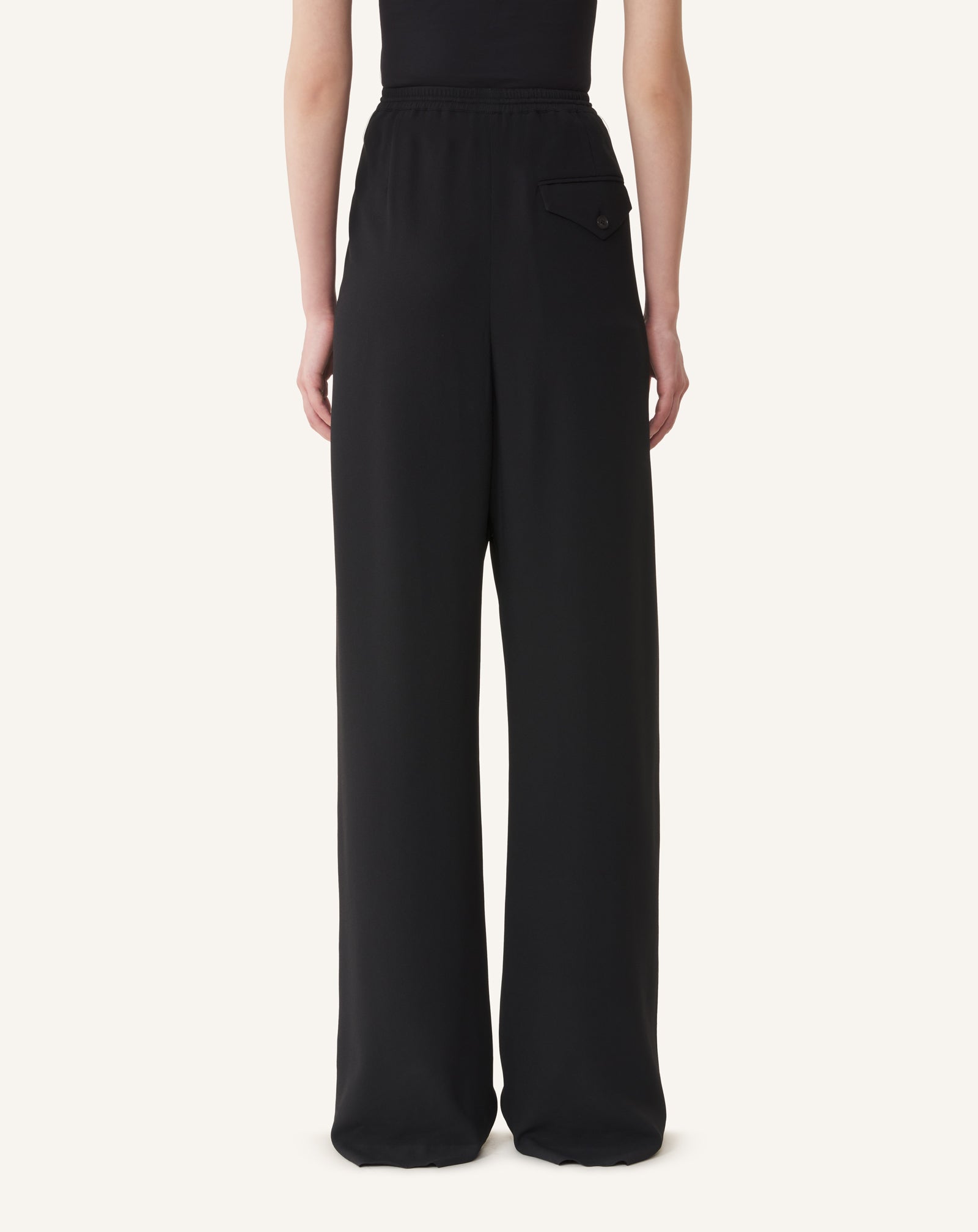 PANTALON LARGE EN SABLÉ