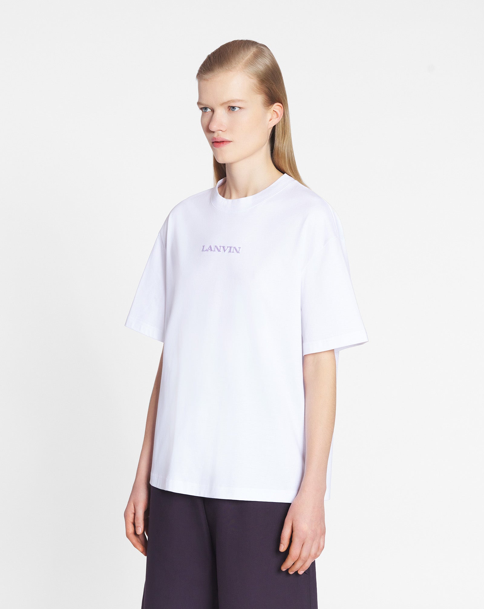 LANVIN EMBROIDERED T-SHIRT