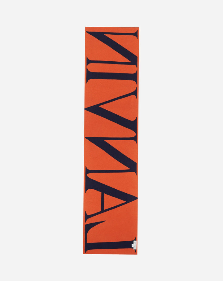 LANVIN CASHMERE STOLE, NAVY BLUE