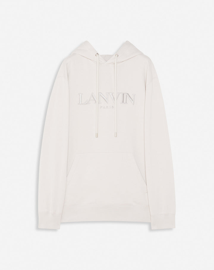 OVERSIZED EMBROIDERED LANVIN PARIS HOODIE