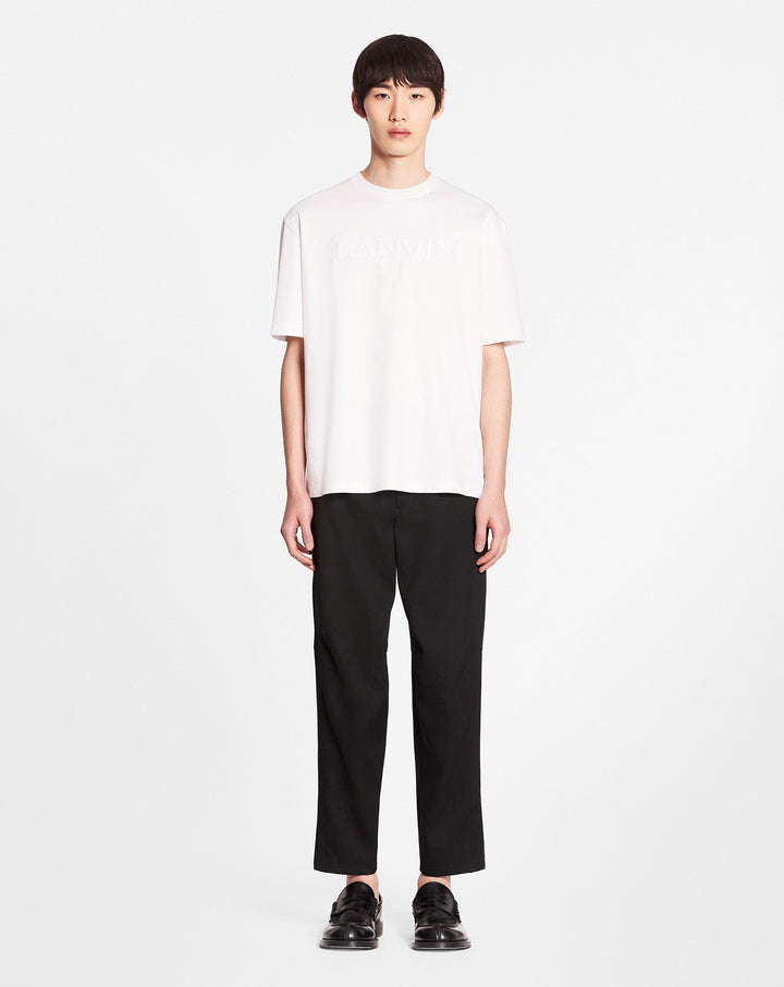 CLASSIC LANVIN PARIS EMBROIDERED T-SHIRT