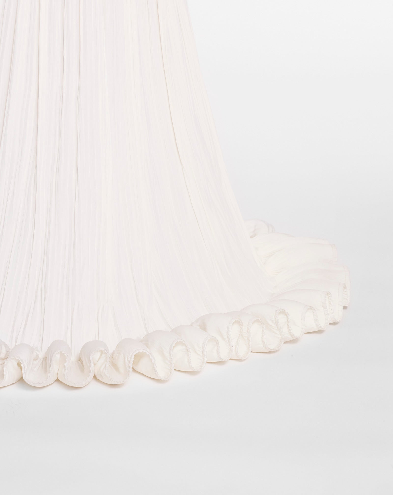 FLOOR LENGTH EVENING GOWN IN CHARMEUSE
